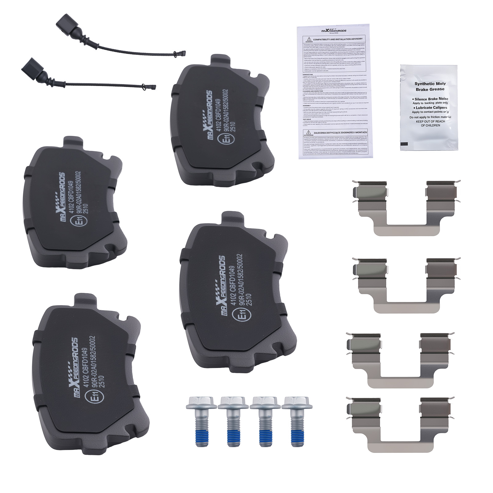 Bremsbeläge Hinten for VW California T5 7E 7H T6 SGC,SGG,SHC Multivan 7E0698451B