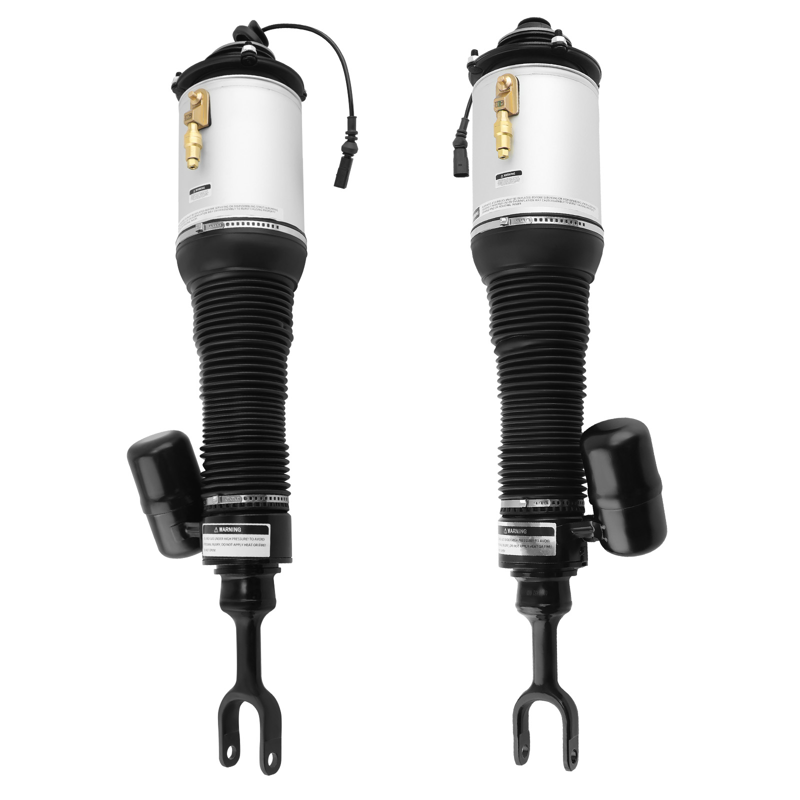 2x Air Spring Struts Shock + Air Compressor For Bentley Continental 3D0616005M