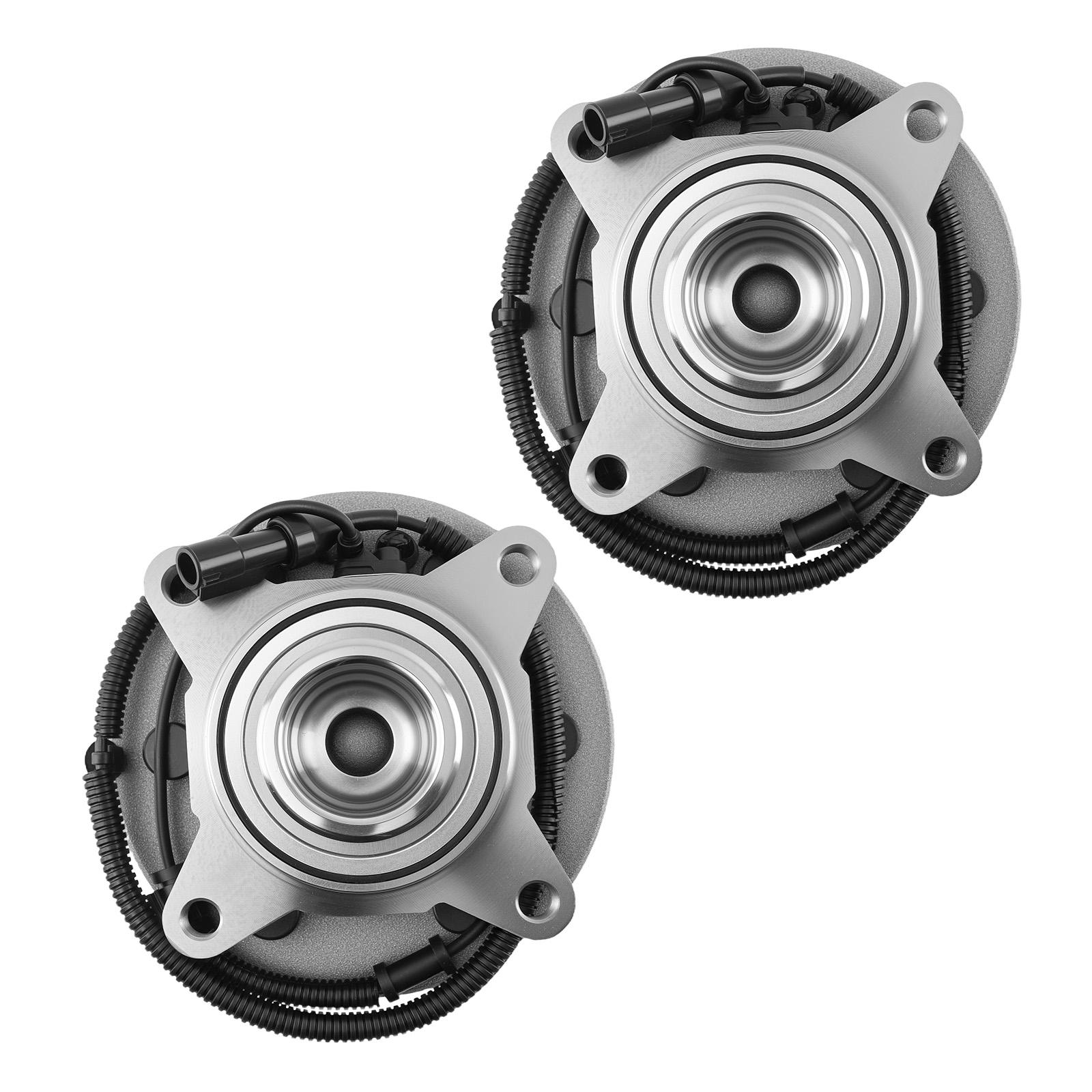 2x Front LH RH Wheel Hub & Bearing Kit for Expedition 2WD 07-10 WA515094 ABS