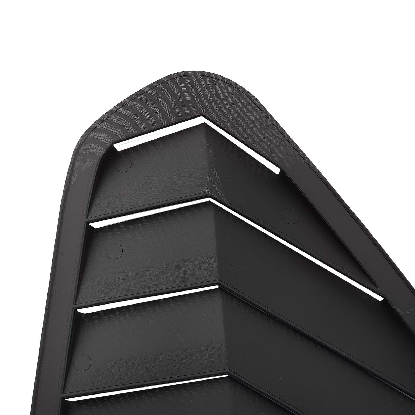 Painted Carbon Fiber Side Window Louvers for Toyota RAV4 2019-2025 ABS Plastic
