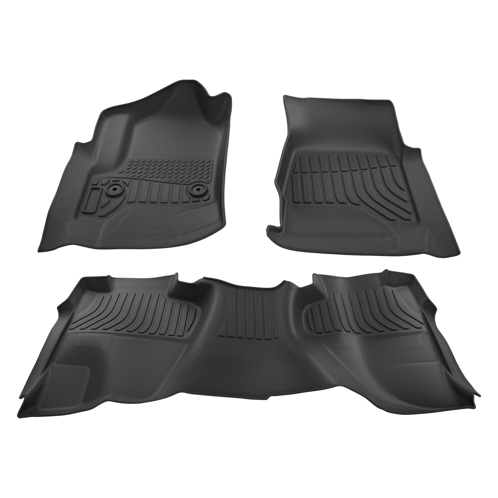 Floor Mats for Chevrolet Silverado 3500HD 2015-2019 Heavy Duty Anti-Slip