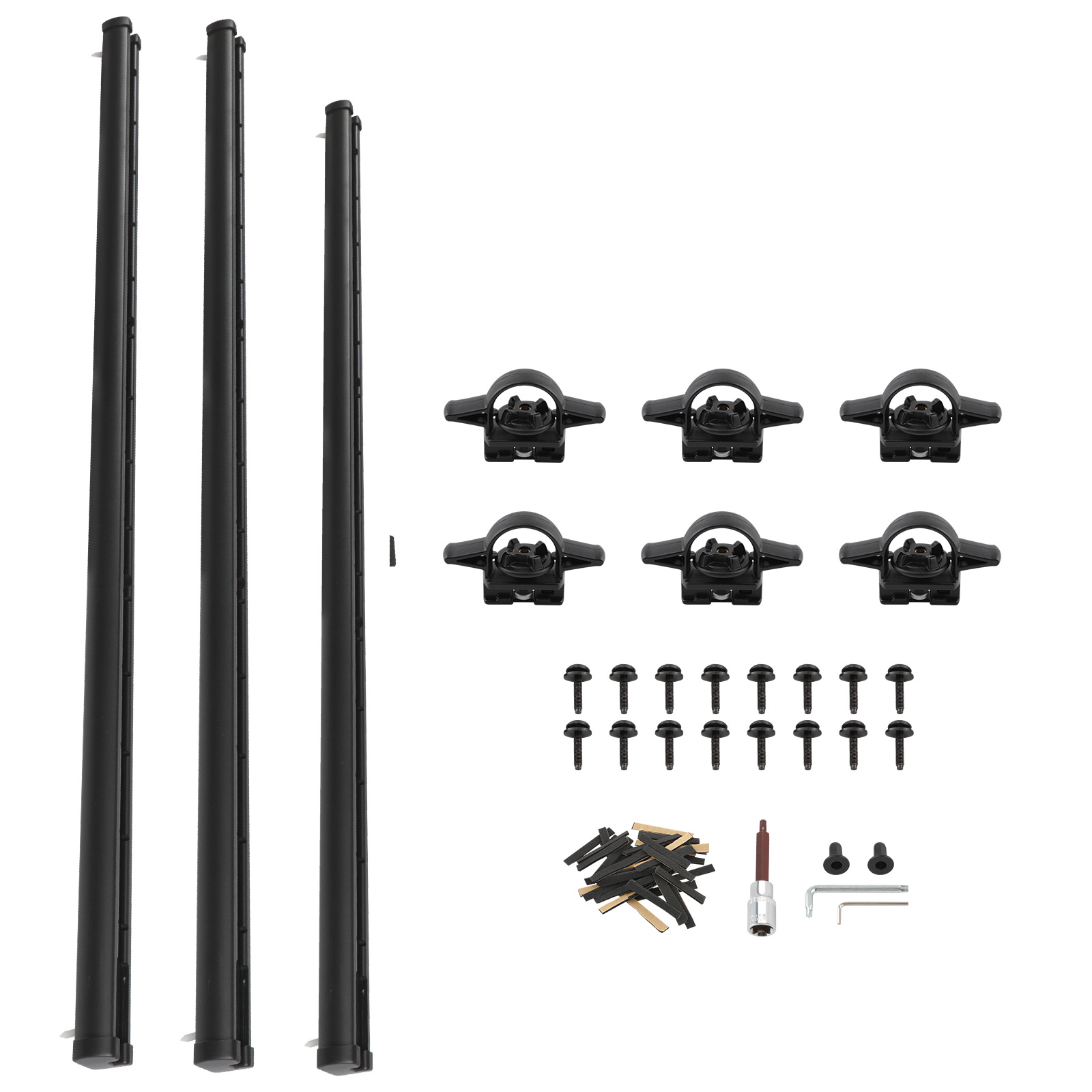 Trail Rail System Tie Down Rails for Jeep Gladiator 3.0L 3.6L 4-Door 82215956