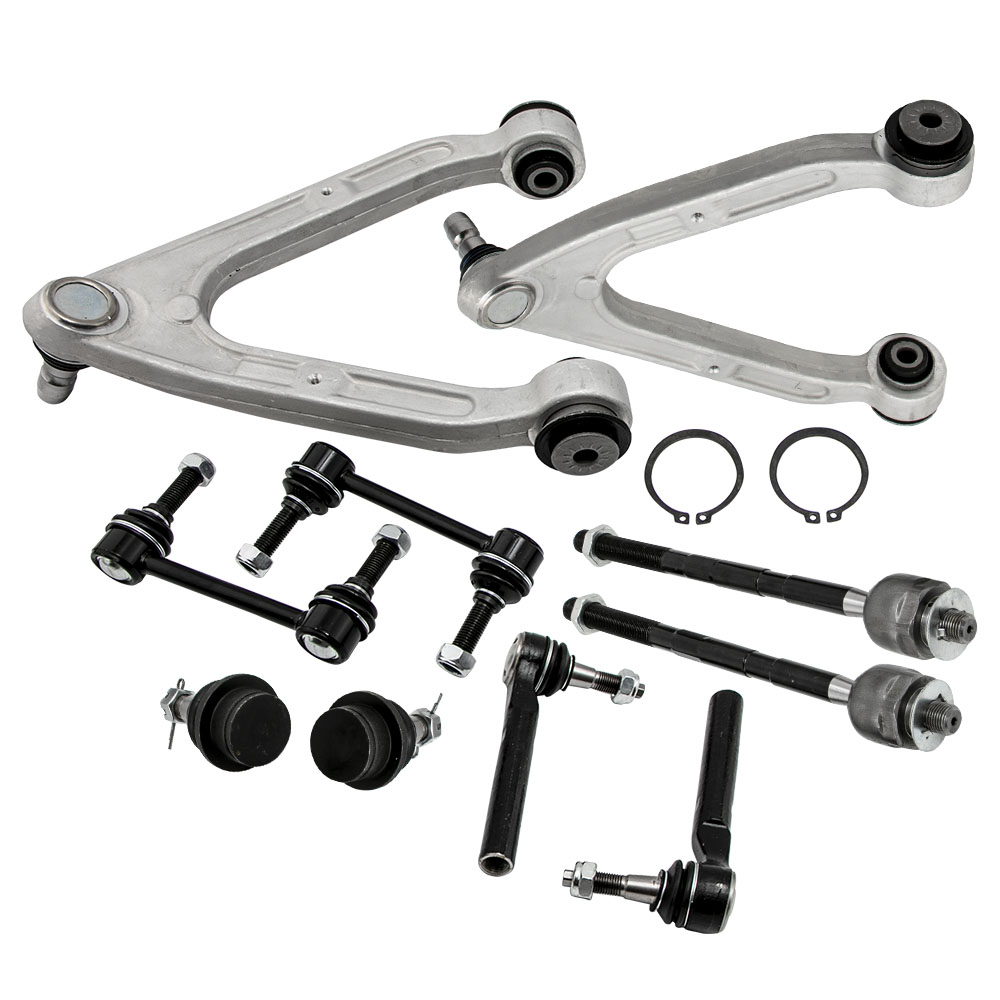 10x Suspension Front Upper Control Arms Tie Rod Sway Bar For Hummer H3 2006-2010