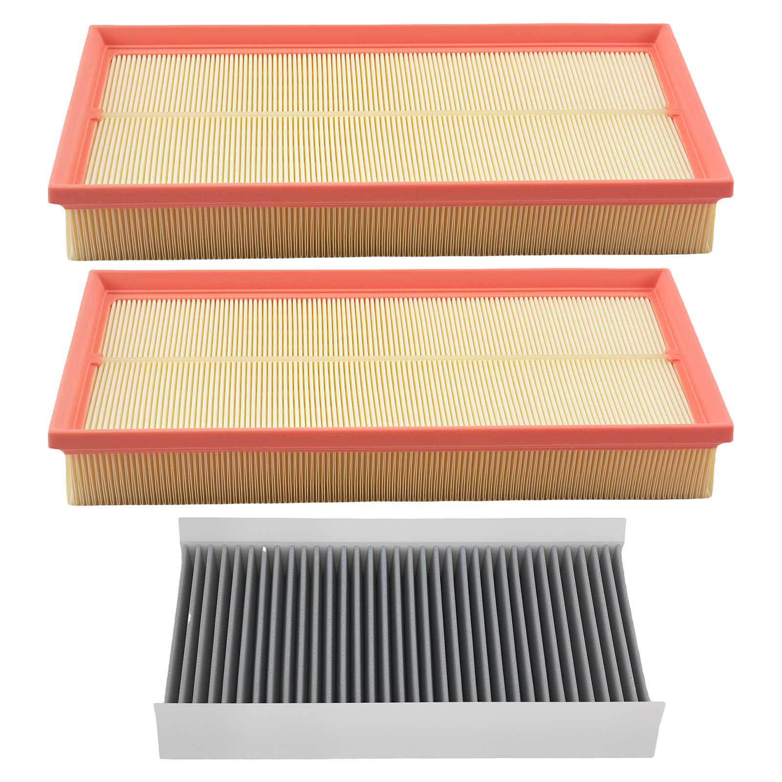 3pcs Engine & Cabin Air Filter for Land Rover LR4 V6 3.0L 14-16 JKR500020 PA9918
