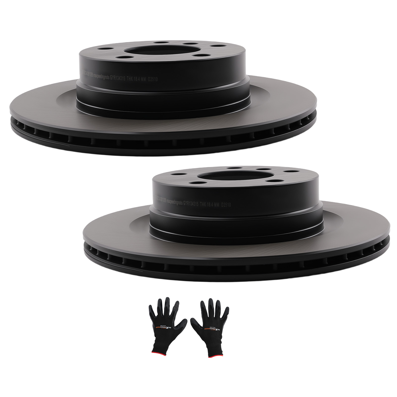 2x Bremsscheiben Hinten für BMW 316d 316i 318d 318i F30 F31 F80 320d 320i 300mm