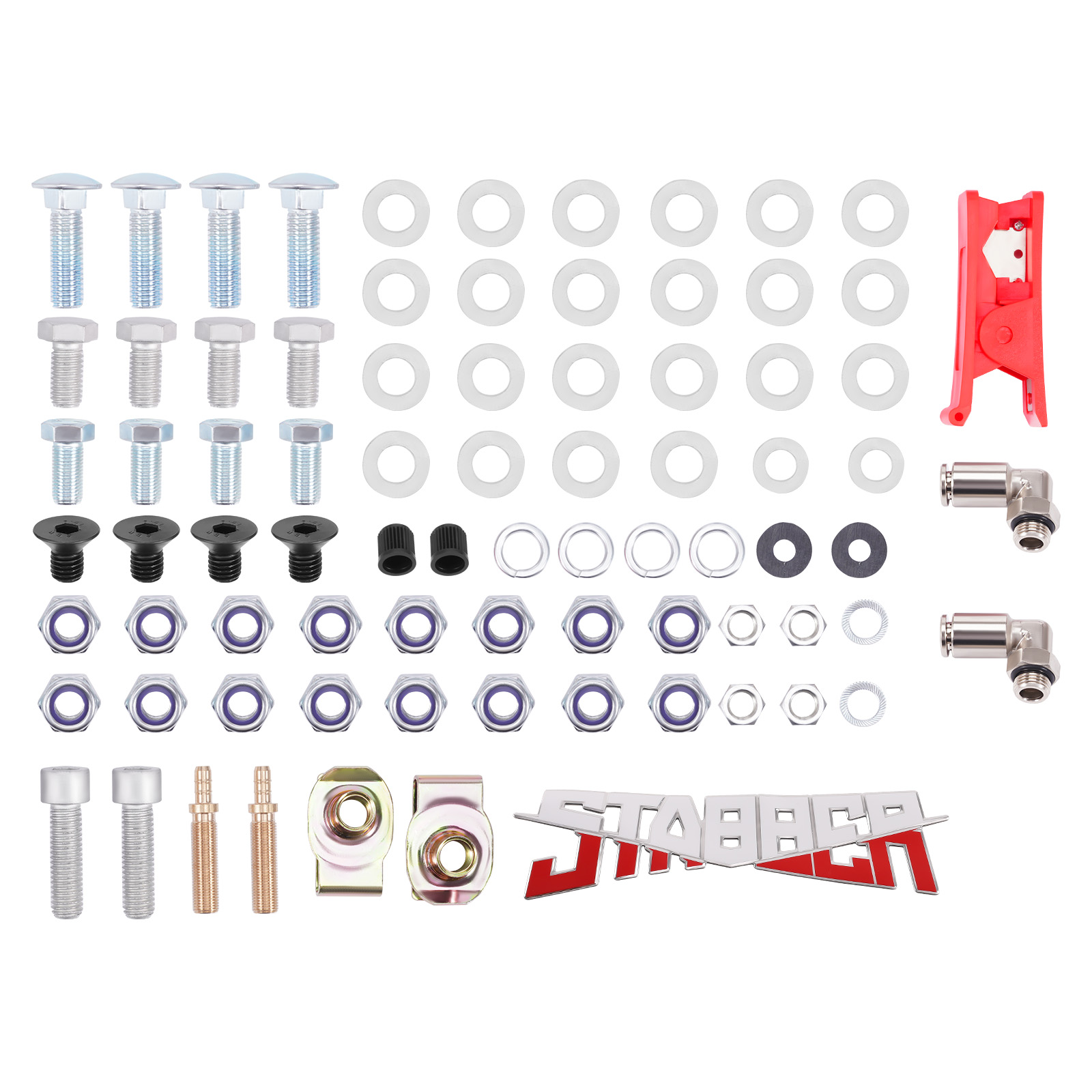 Stabber Rear Air Spring Bags Kit Air lines for Ford F-150 RWD AWD 2004-2014