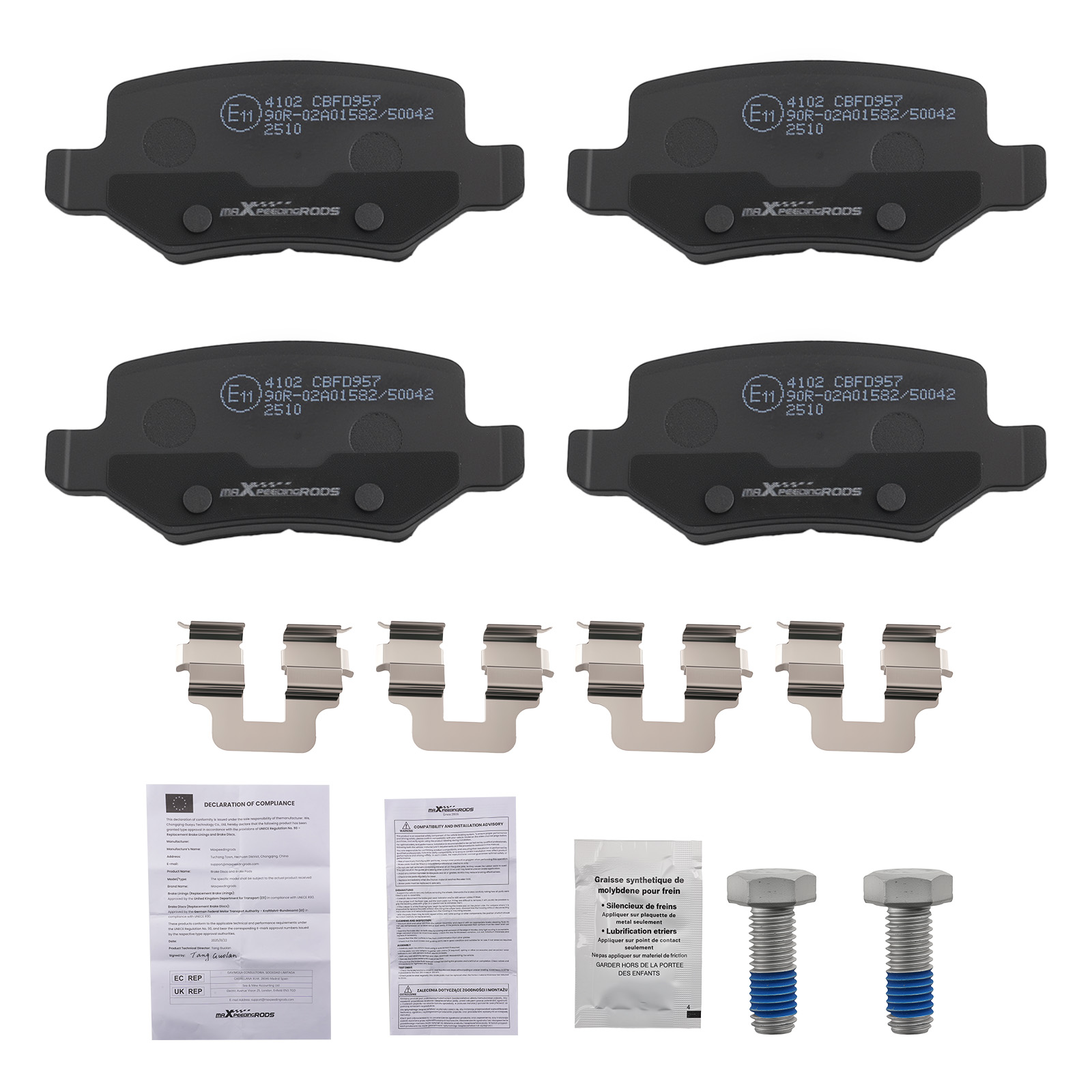 Bremsbeläge Hinten for Mercedes-Benz A-Klasse W169 A150 B-Klasse W245 1694200420