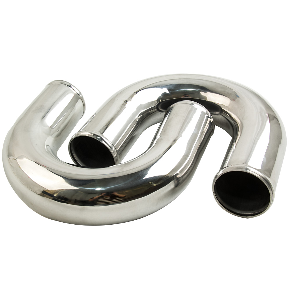 3 inch Intercooler Pipe Kit Universal Aluminum Piping 180 90 45 Degree