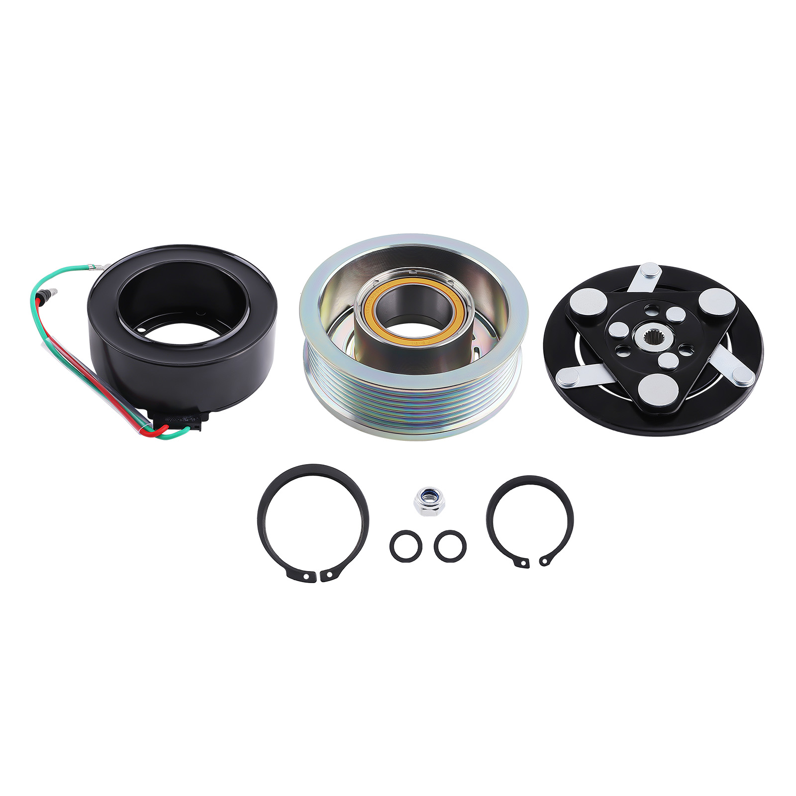 A/C AC Compressor Clutch Assembly Kit For Honda Civic 2006 2007 2008 2009 - 2011