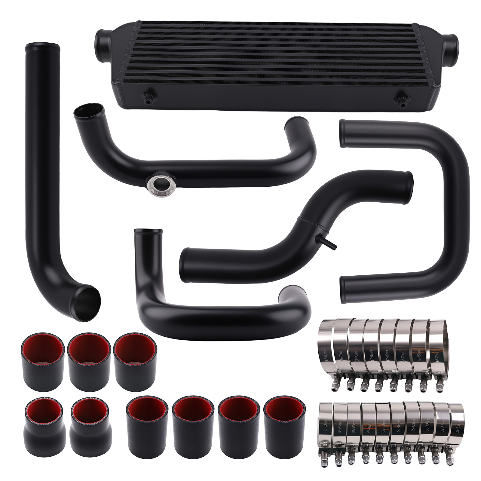 Aluminum Turbo Intercooler & Piping Kit for Honda Civic 1992 1993 1994 1995-2000