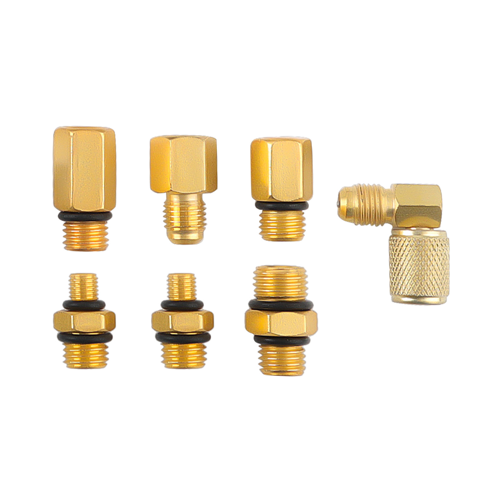 Fuel Injection Pump Pressure Tester Manometer Gauge Adapters Tool Kits