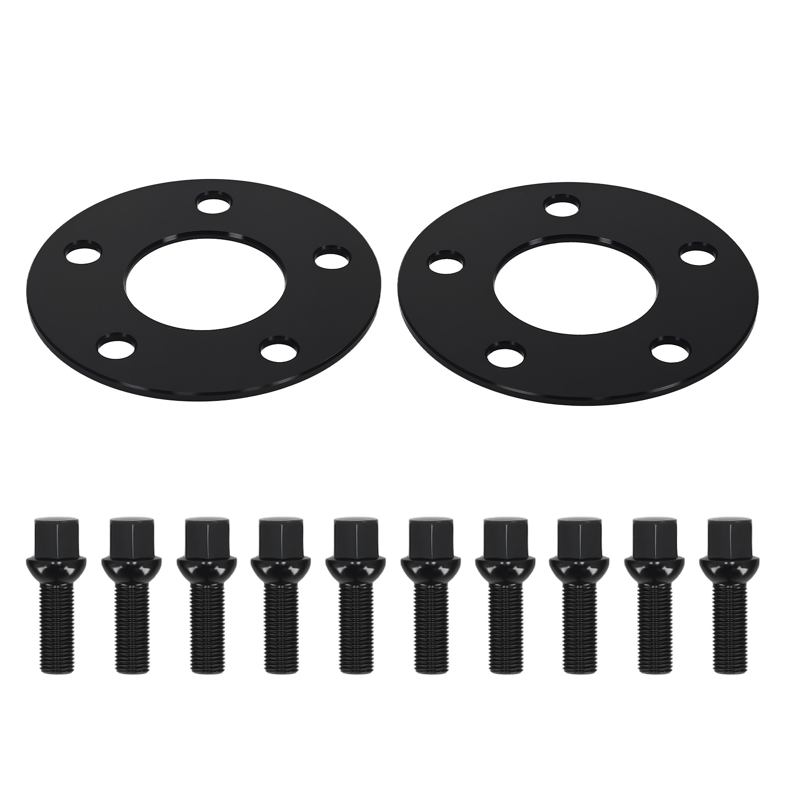 2x Espaciadores 5mm 5x112 for Mercedes A B C E S 6061-T6 M14x1.5x33mm