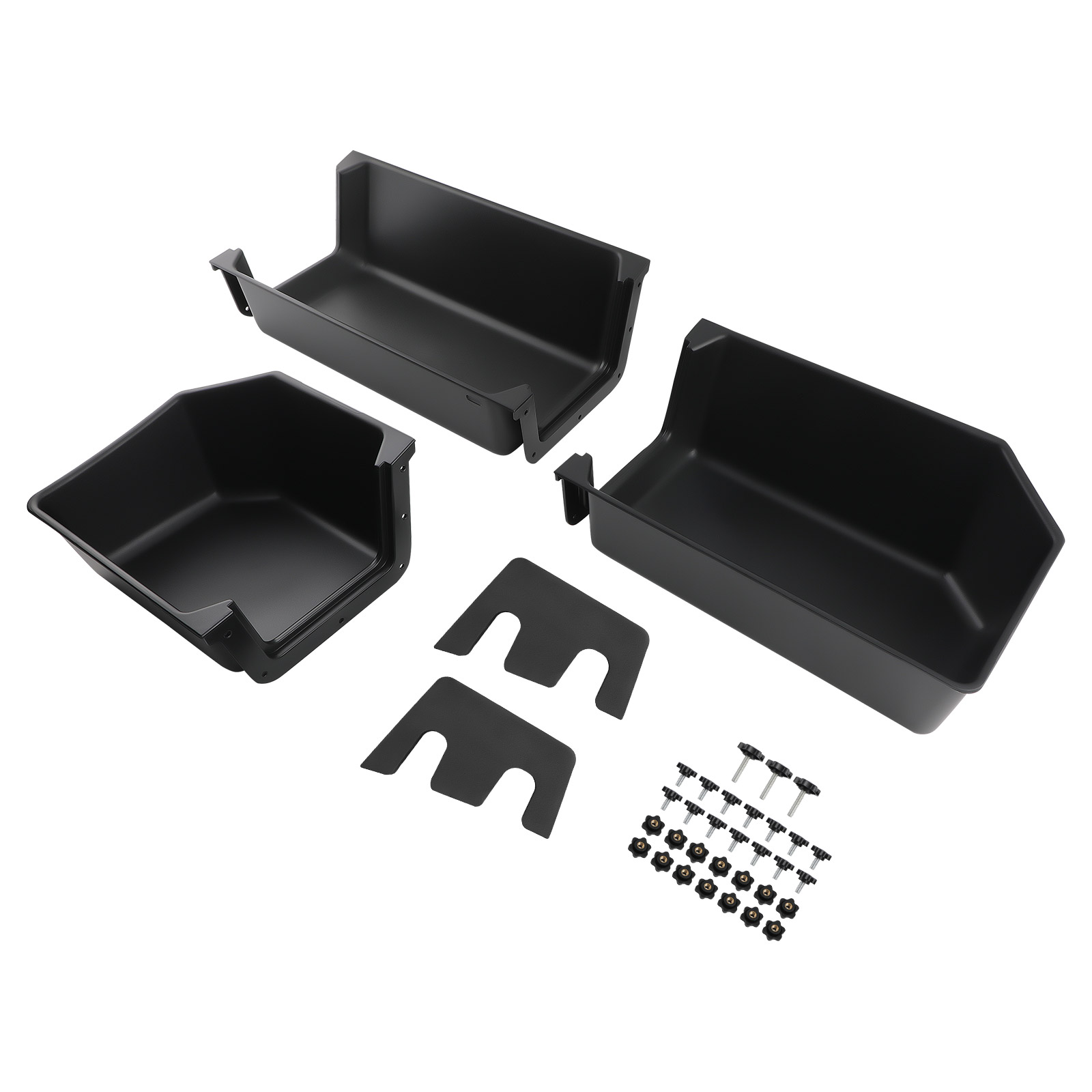 Durable Rear Under Seat Storage Cargo Box For Ford F150 Supercrew Cab 2015-2023