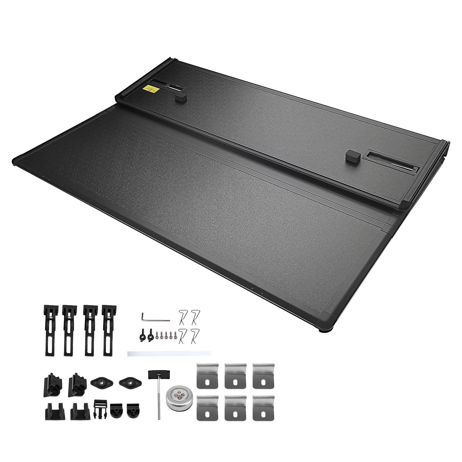 5FT 3-Fold Hard Tonneau Cover for Honda Ridgeline 2017-2026  with LED Lamp