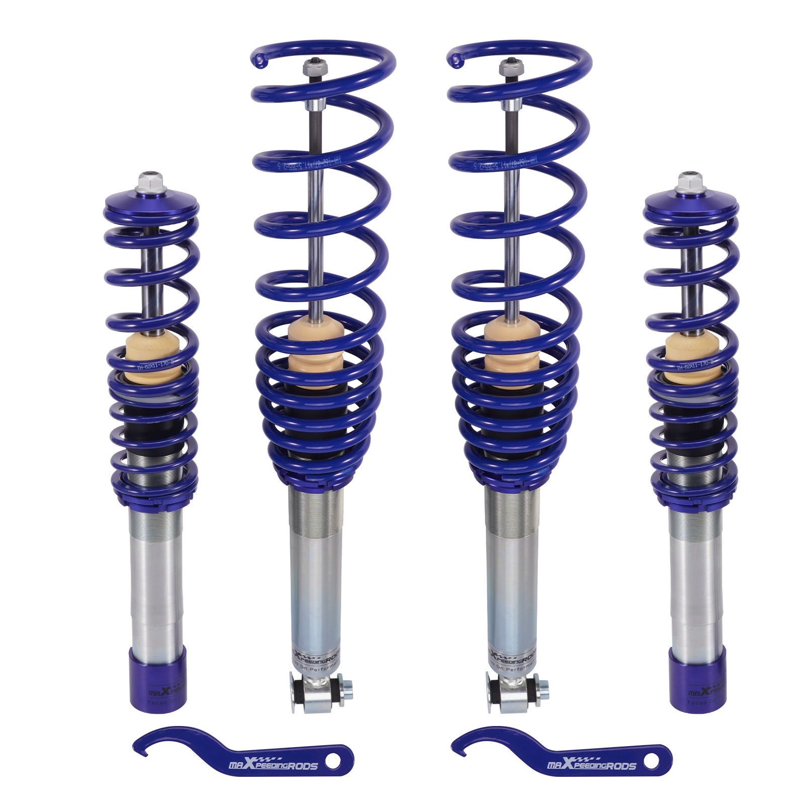 Gewindefahrwerk for BMW 5er E39 520i 525i Limousine 95-03 Federbeine Stoßdämpfer