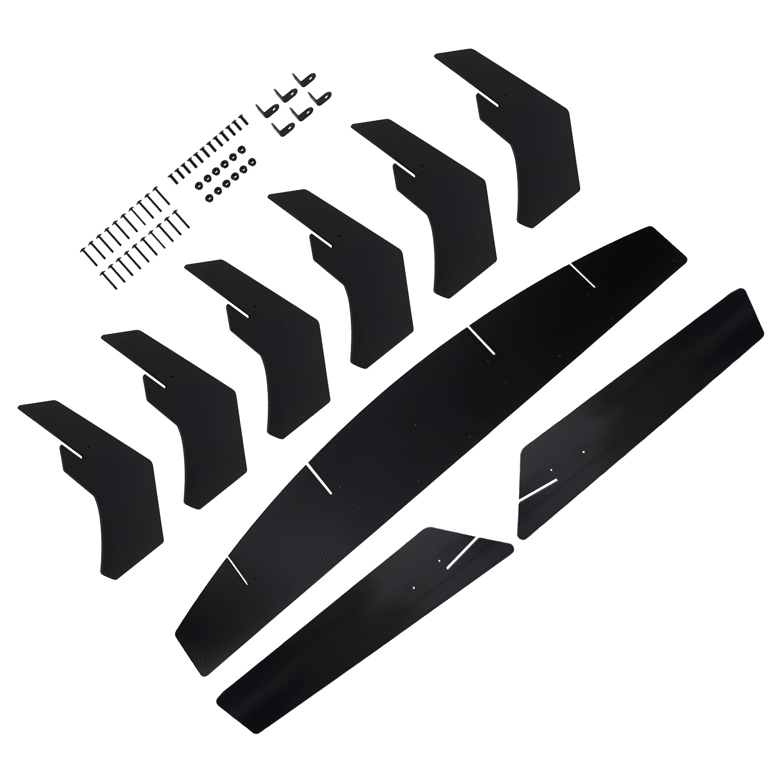 Rear Diffuser Kit for Ford Mustang 2015-2023 PP Material Black Single Exit