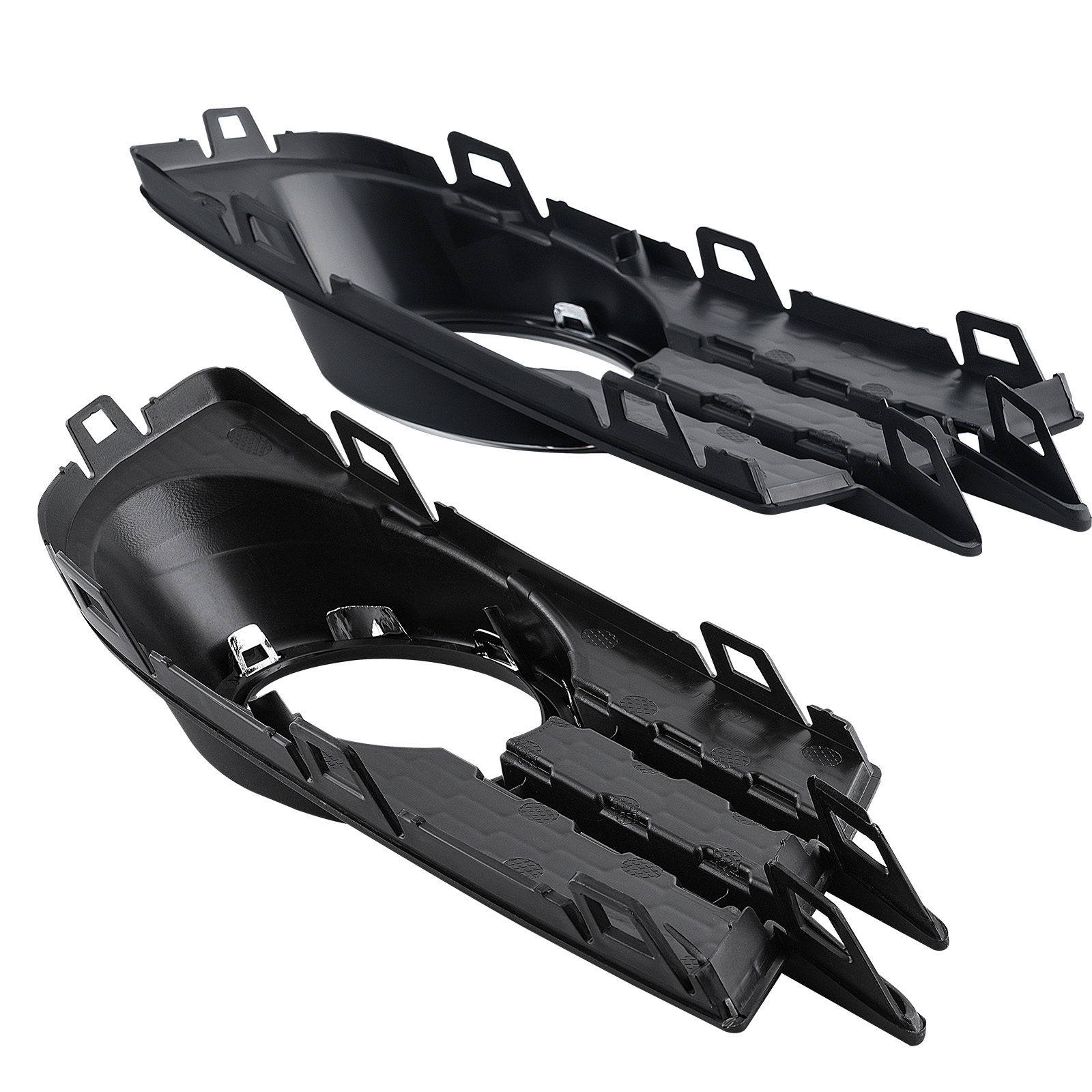 Pair Front Bumper Fog Light Cover for VW Tiguan 2012-2017 5N0853665H 5N0853666H