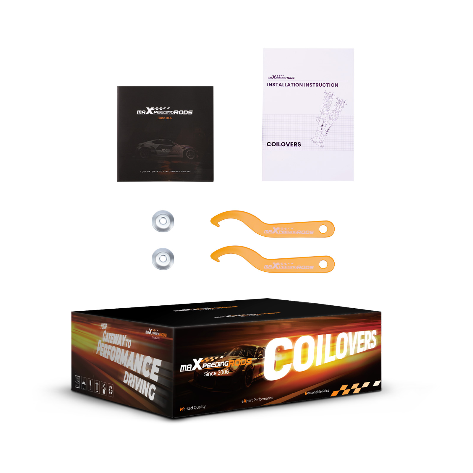Kits de Suspension complets for Honda civic 7 EM2 Coupé  2001-2005