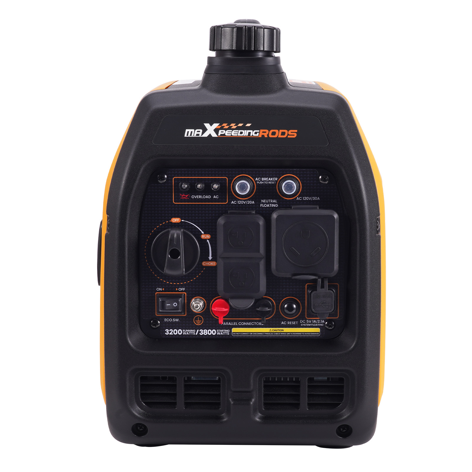Super Quiet 3800-Watt Portable Inverter Generator Super Lightweight For Caravan