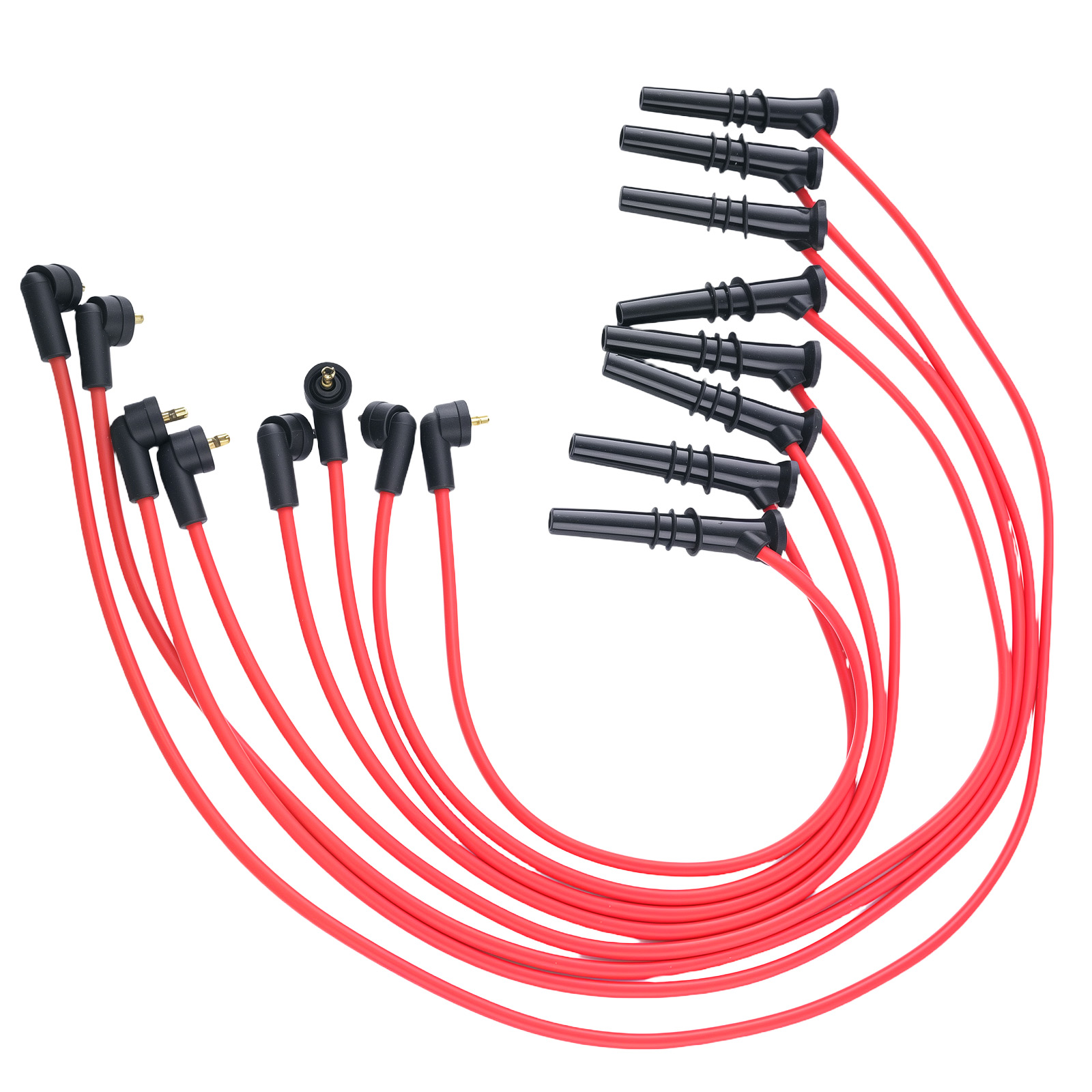 2x Ignition Coil + 8x Wire Set for Ford Explorer Mercury Mountaineer 5.0L 96-01