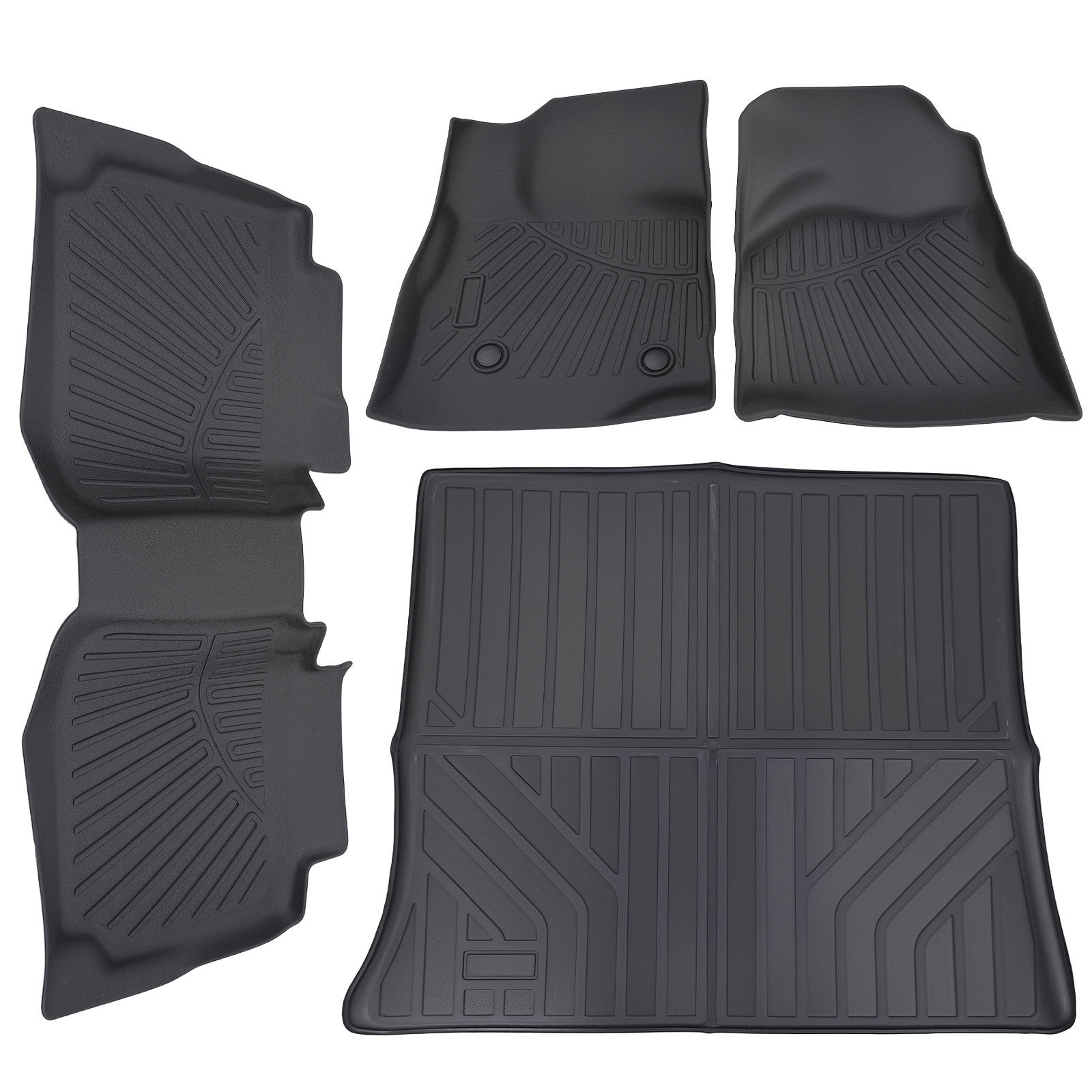 Carpet Floor Mat Set for Chevrolet Equinox GMC Terrain 2010-2017 TPE Car Mat
