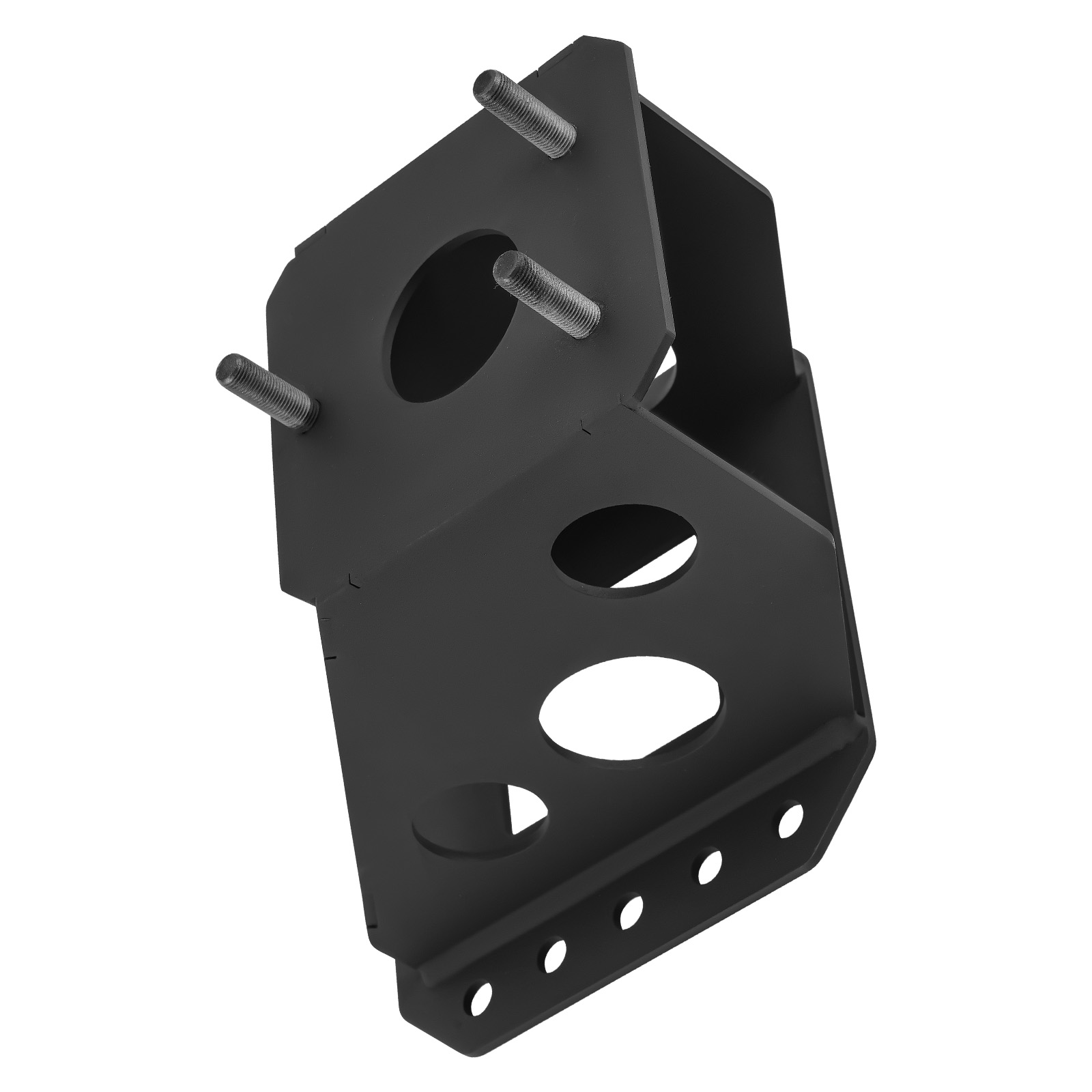 Spare Tire Carrier Adjustable For 07-18 Jeep Wrangler JK JKU Unlimited Black