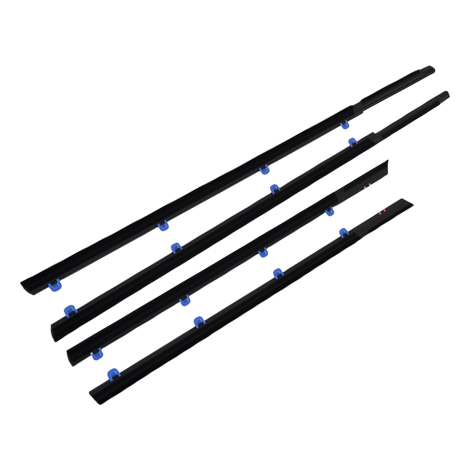 Window 4pcs Weatherstrip Moulding For Honda Civic Sedan 2012-15 72450tr0a01