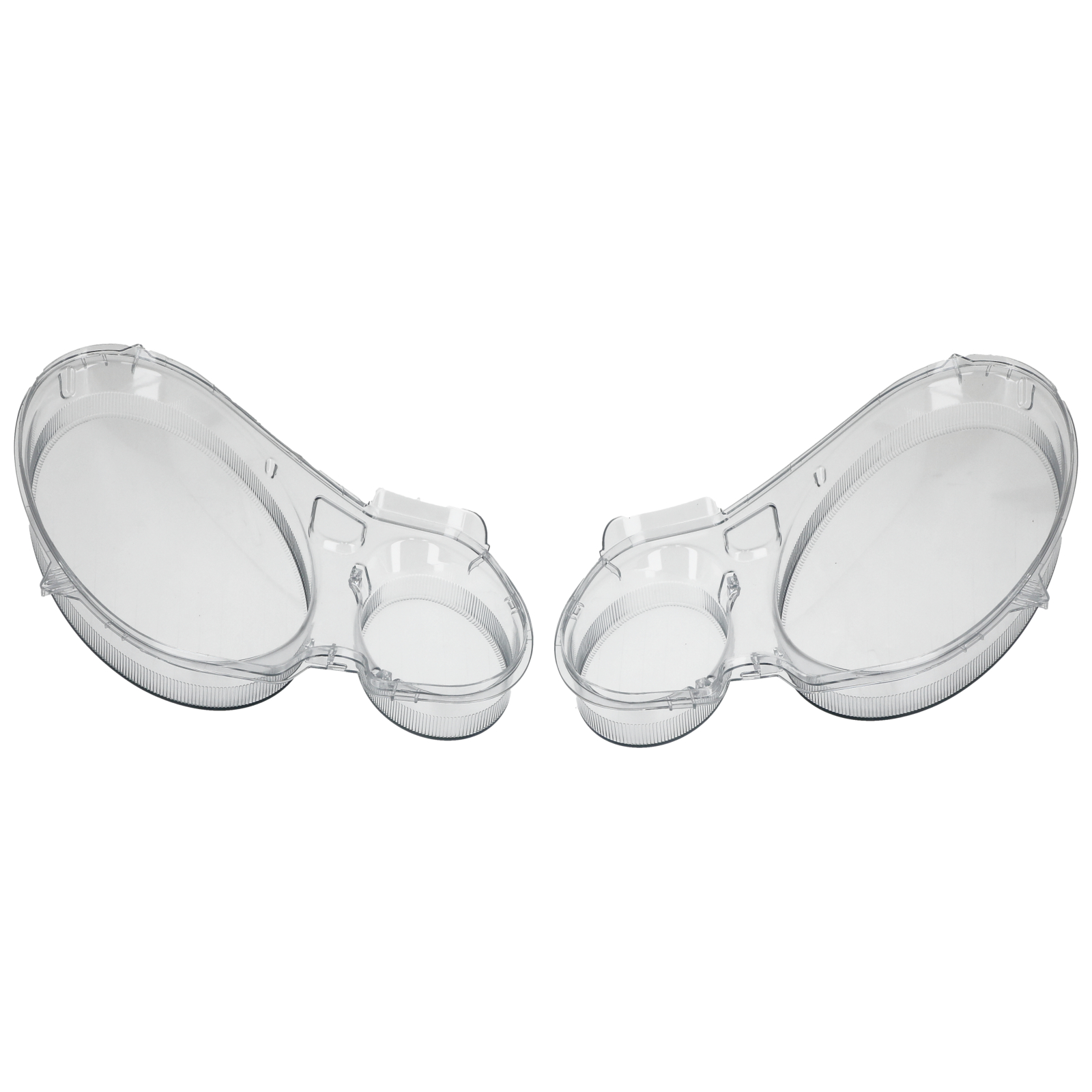 Pair Headlight Lens Cover for Mercedes Benz E240 E200 E350 W211 2002-2008 Clear