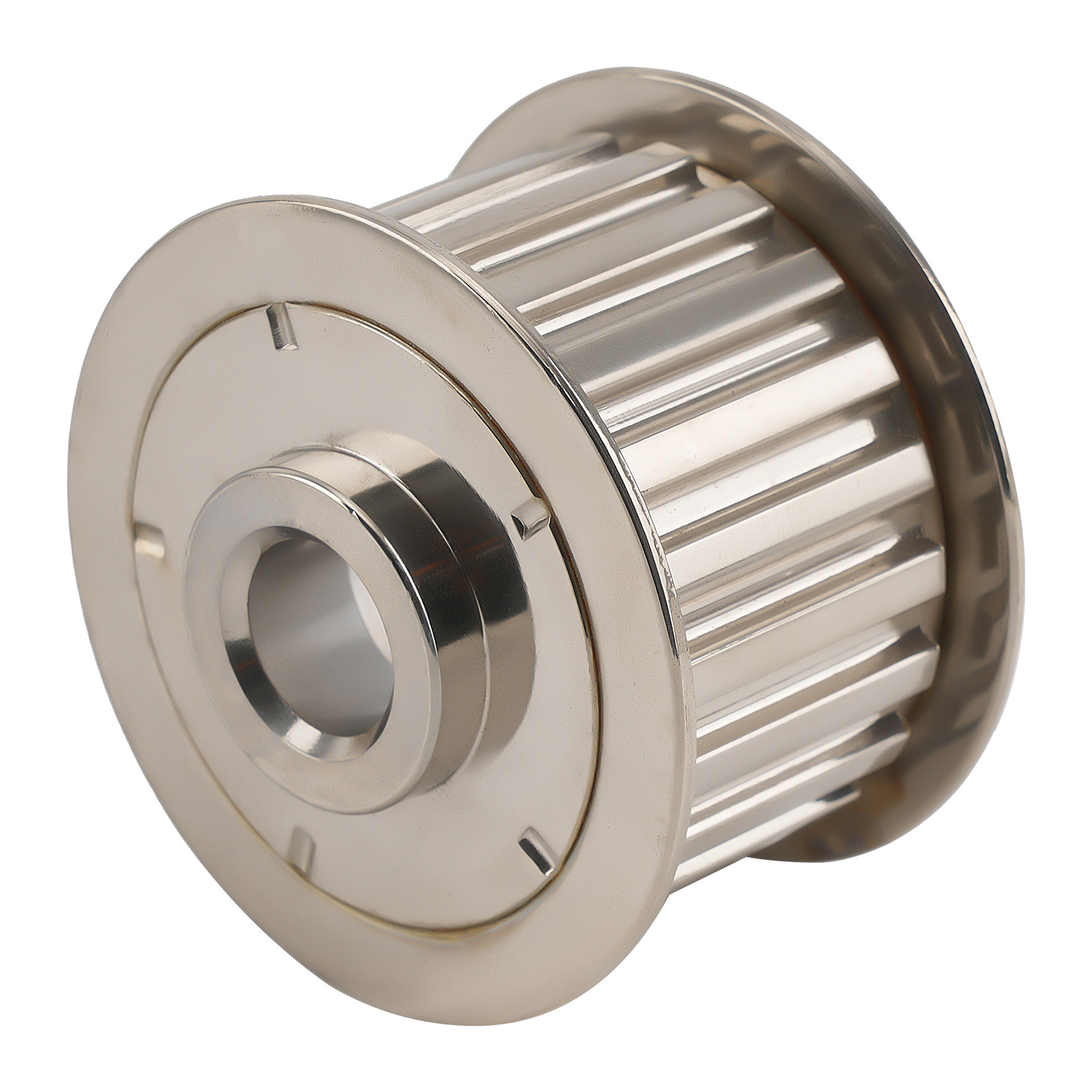 Billet Aluminum Gilmer Belt Drive Pulley Kit For Chevy SBC 305 327 350 400 LWP