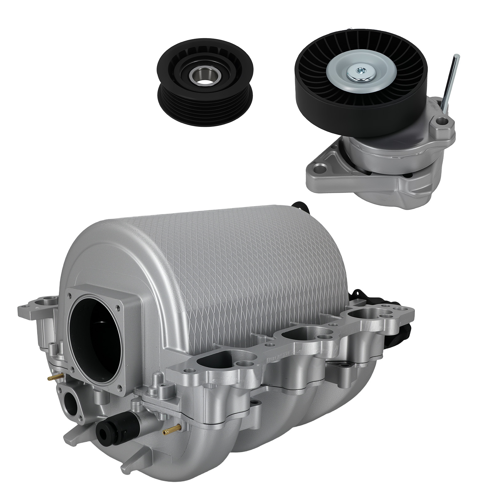 Intake Manifold with Belt Tensioner for Mercedes E320 CLK320 ML320 SLK320 3.2L