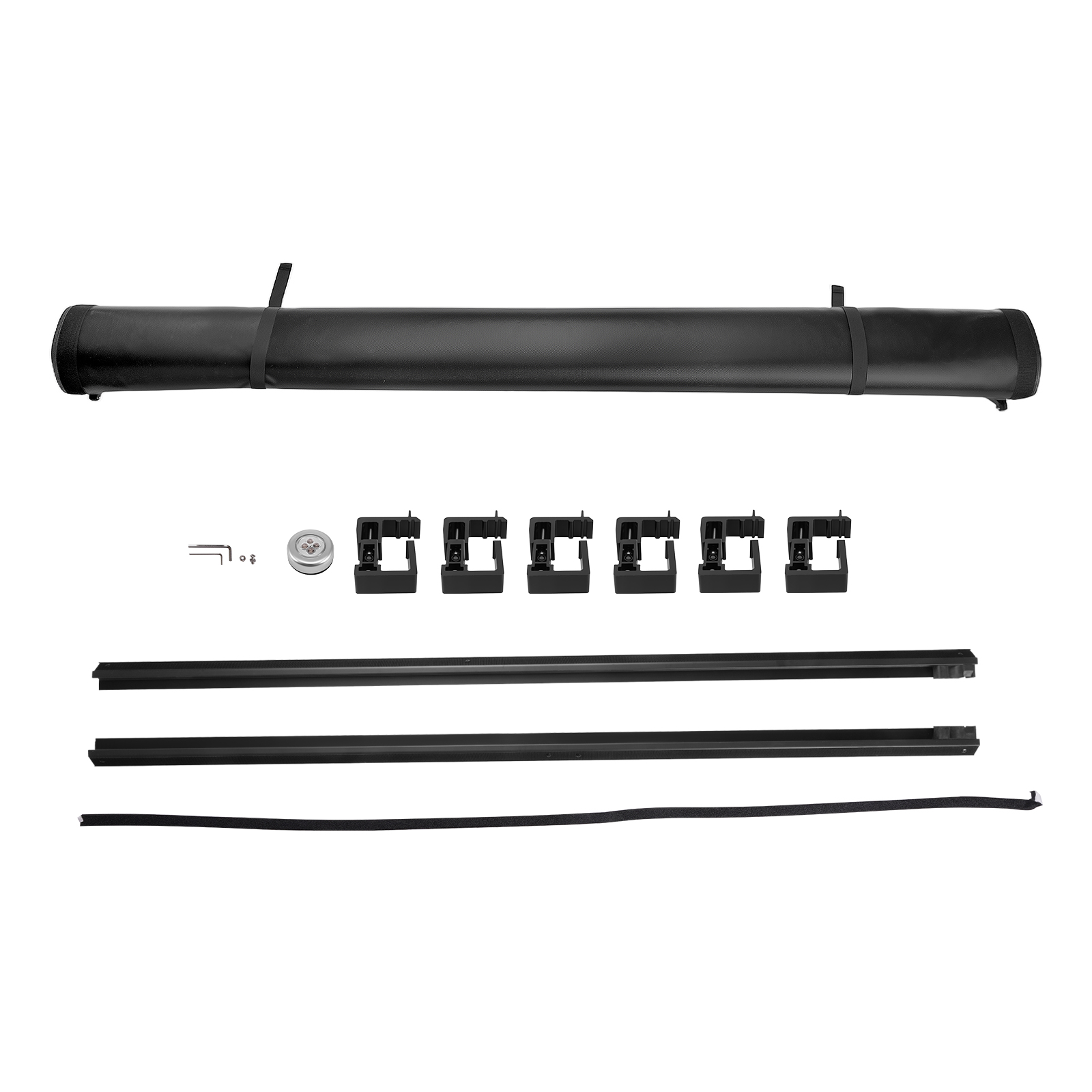 6.5ft Bed Soft Roll Up Tonneau Cover for Toyota Tundra 2000-2006 Dustproof W/LED