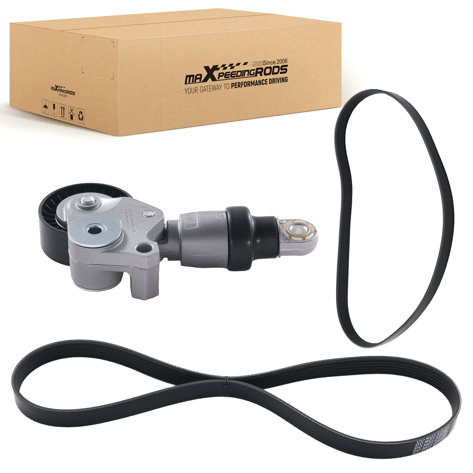 Belt Tensioner Kit for Mazda 3/CX-3 2.0L 122Cu GAS 2014-2020 6PK961 Steel