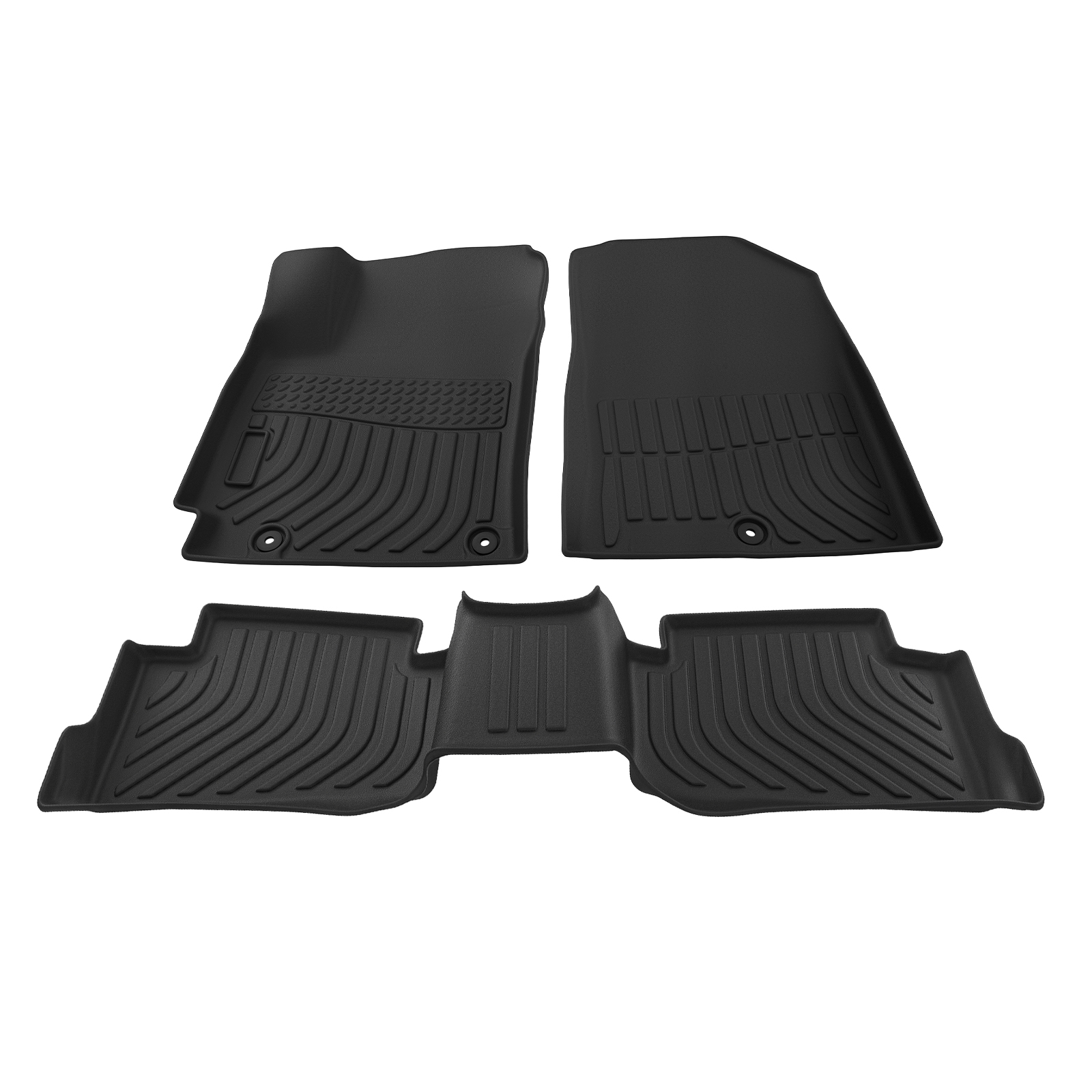 All-Weather Floor Liner for Hyundai Kona 2018-2023 TPE Carpet Floor Mats 2-Row