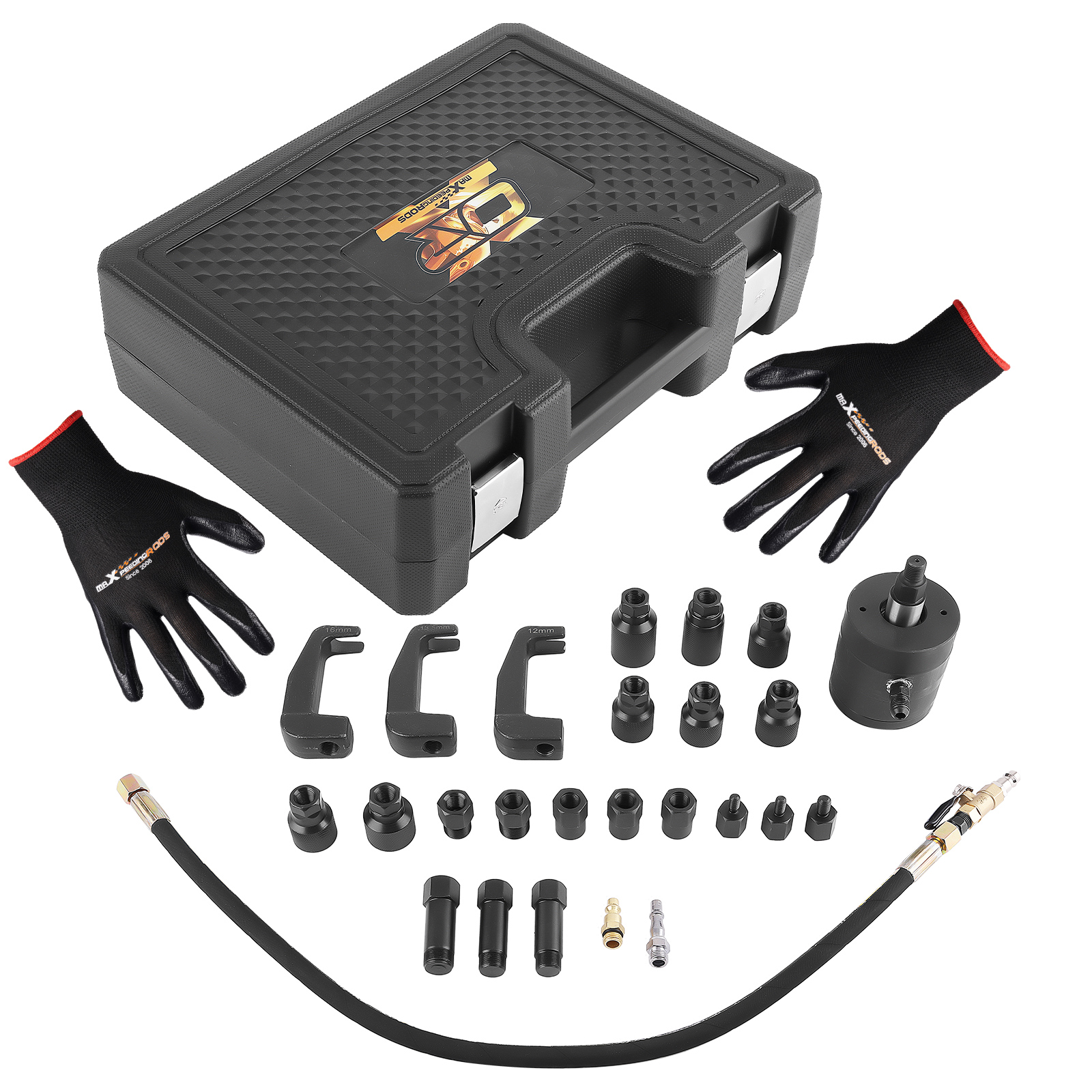 Kit Estrattore Iniettori Diesel Pneumatico 19pz Adattatori M8-M31 for Auto
