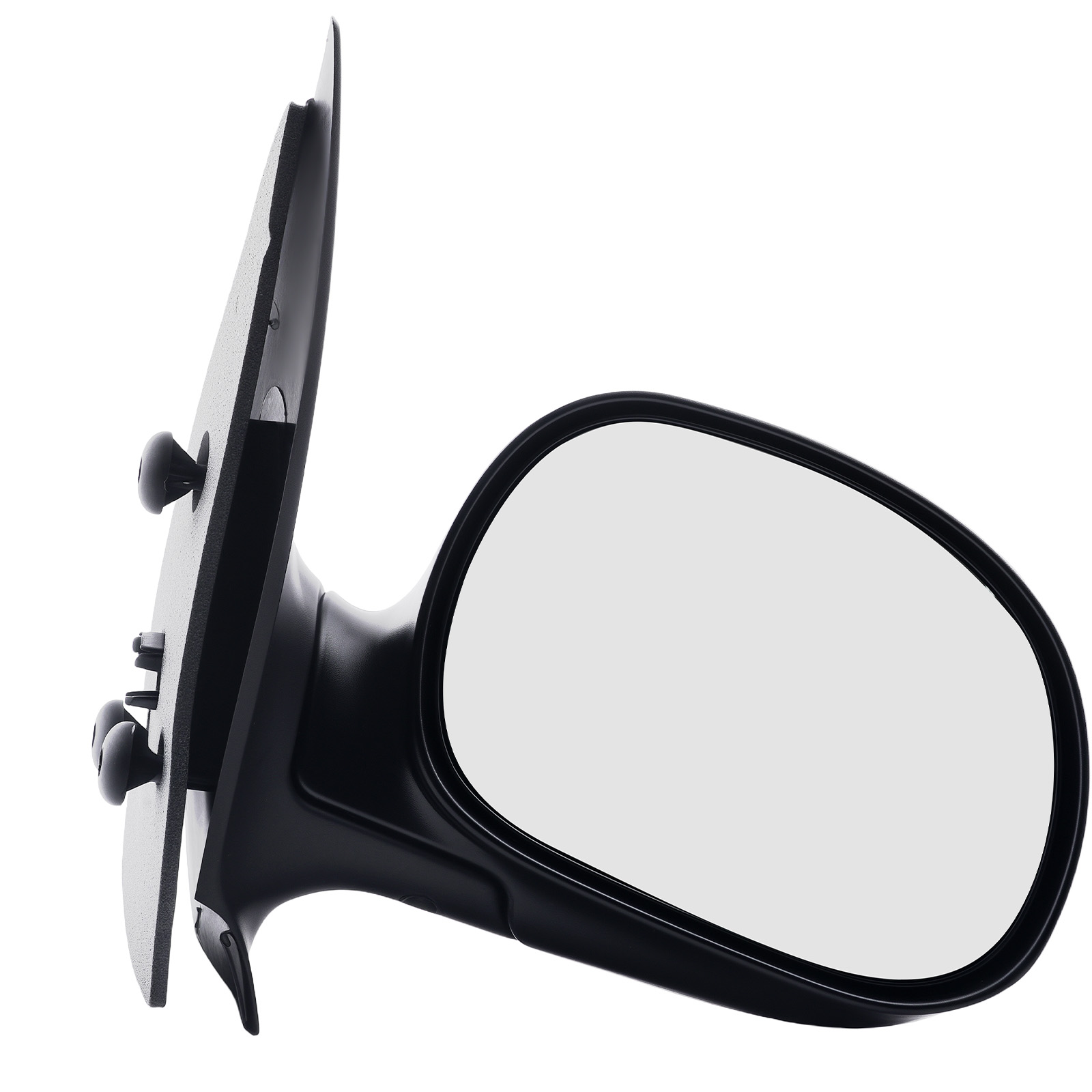 Right Manual Mirror for Ford Expedition 1998-2002 1L3Z17682AAA Black ABS