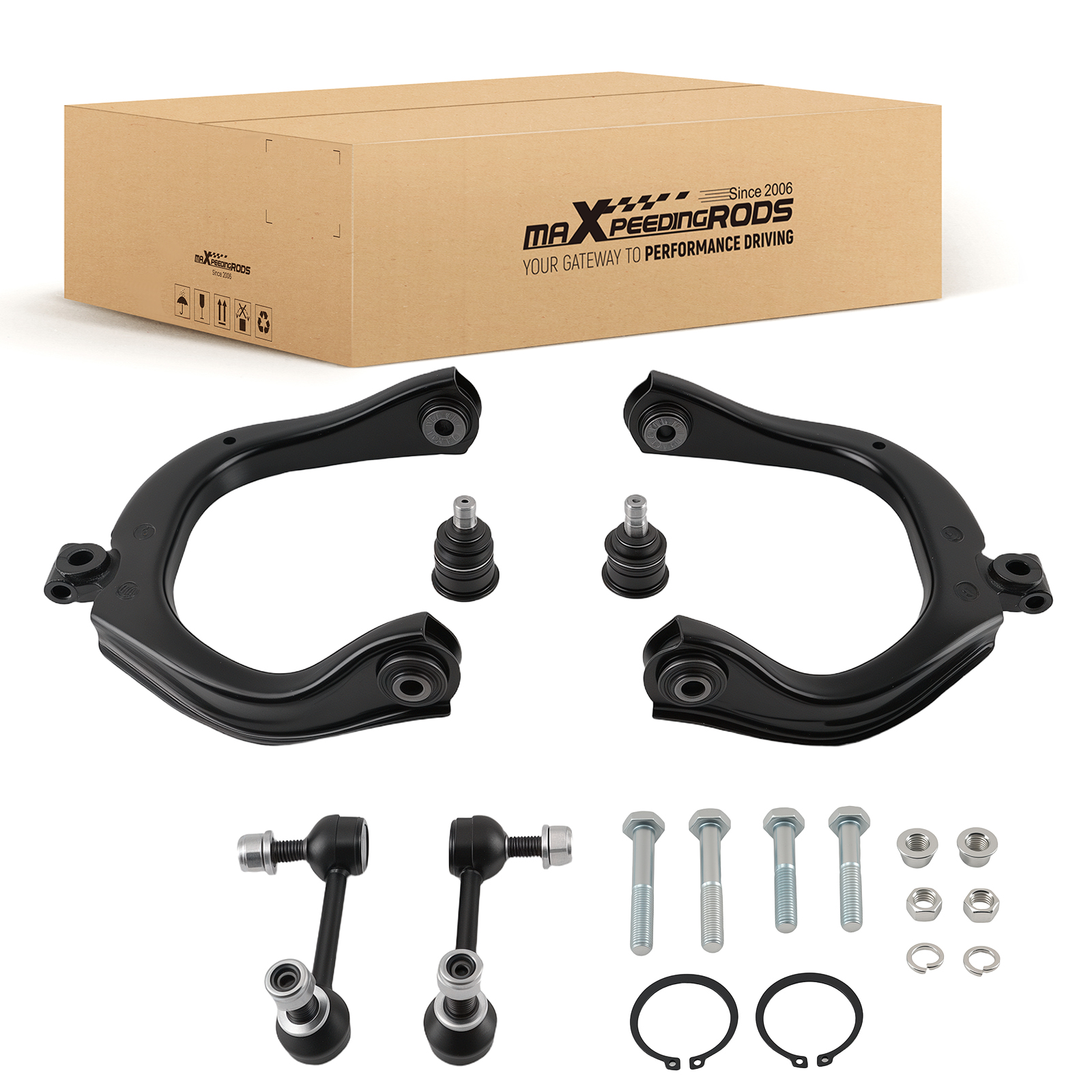 6x Front Upper Control Arms w/Ball Joint for 2004 2005 2006 GMC Envoy XL Bravada
