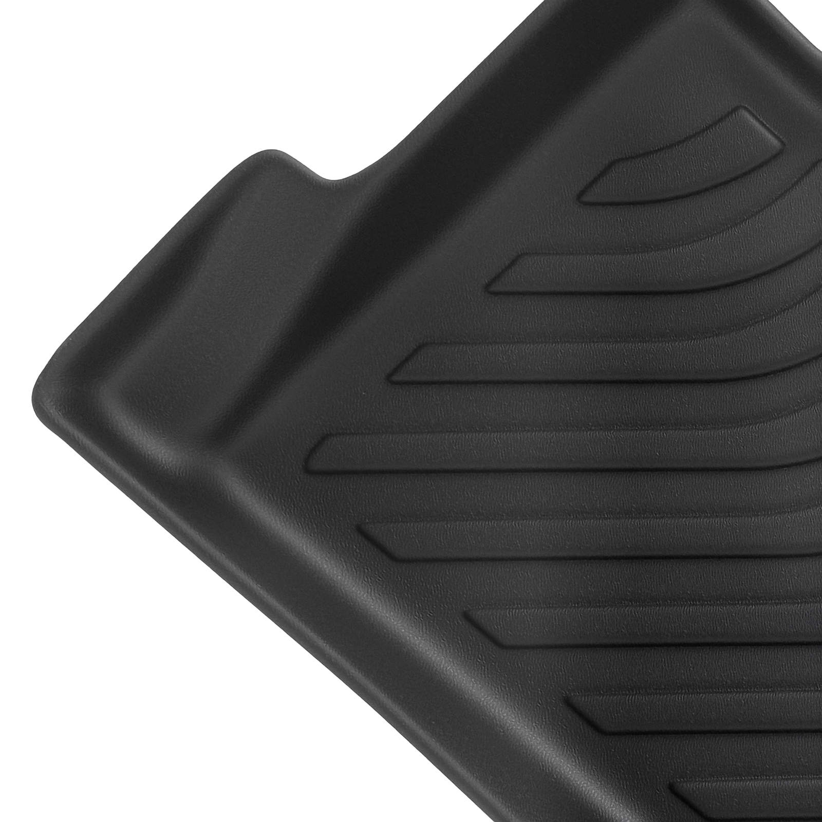 TPE Floor Mats for Hyundai Kona 18-23 Black Waterproof Front & Rear Anti-Slip