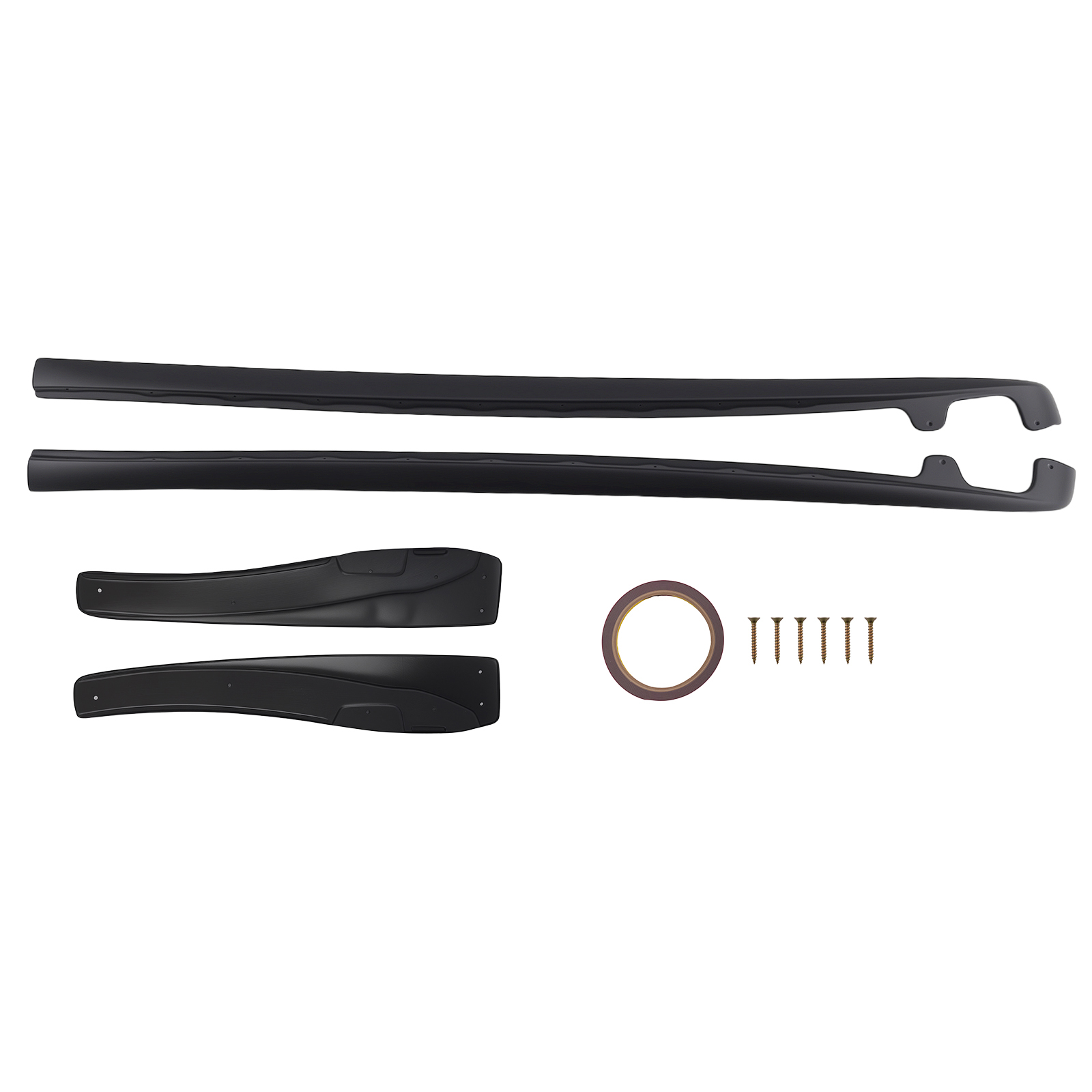 Body Kit Side Skirt Extension for Chevrolet Corvette Wide Body 2005-13 Black ABS