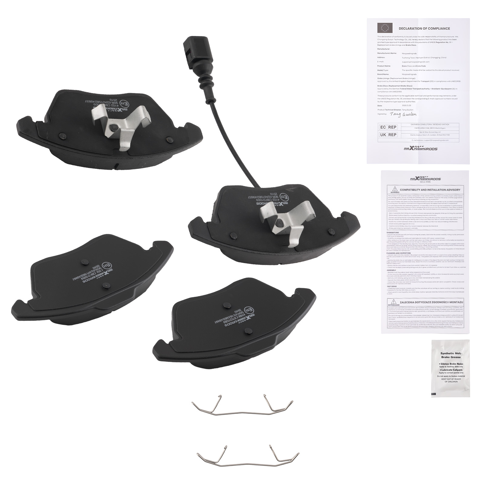 Bremsbeläge vorne For Audi A1 A3 8P Seat Altea Ibiza 4 Leon Skoda Fabia Octavia