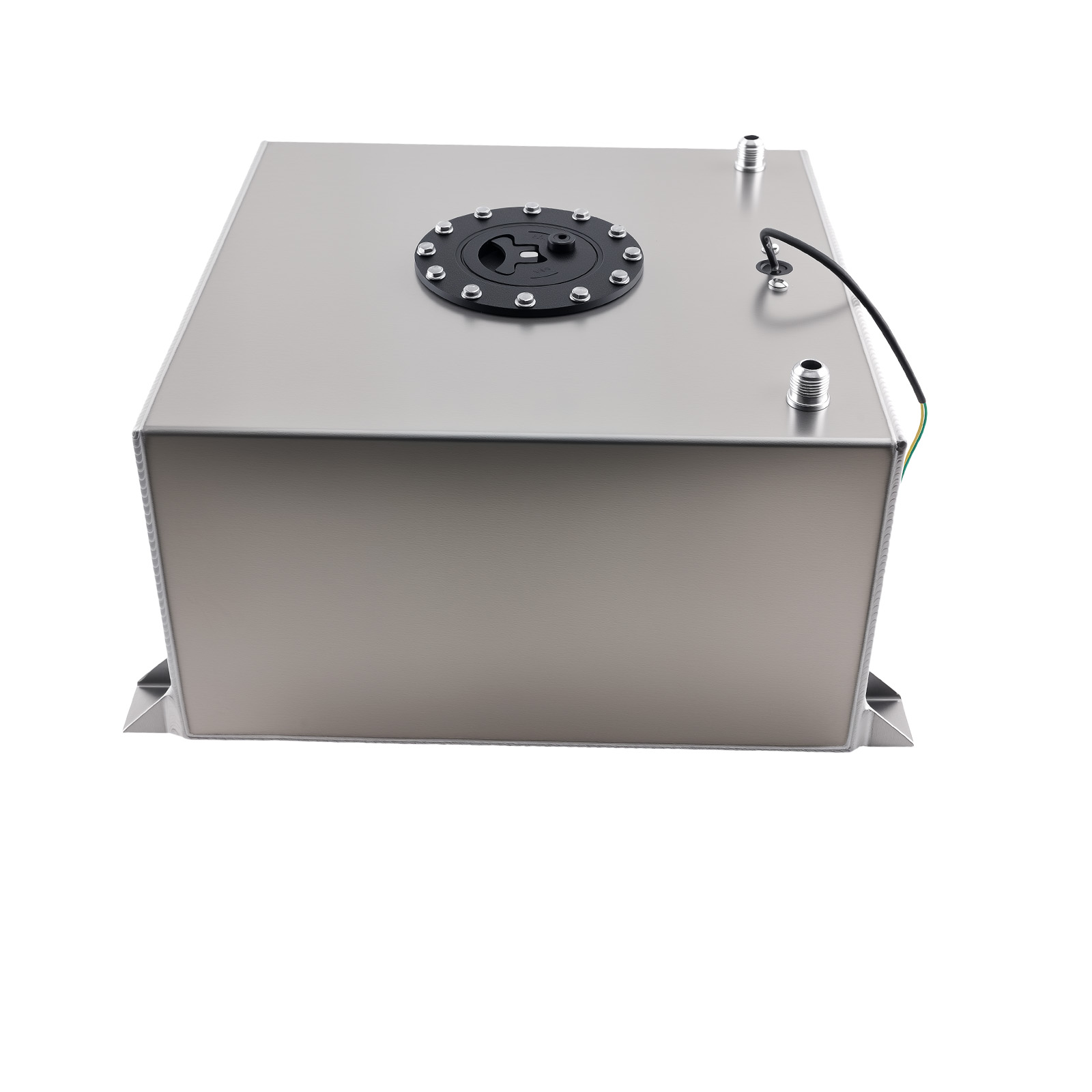 10 Gal Aluminum Fuel Tank for Racing Hot Rod Street Rod Track Car w/ Line Kit