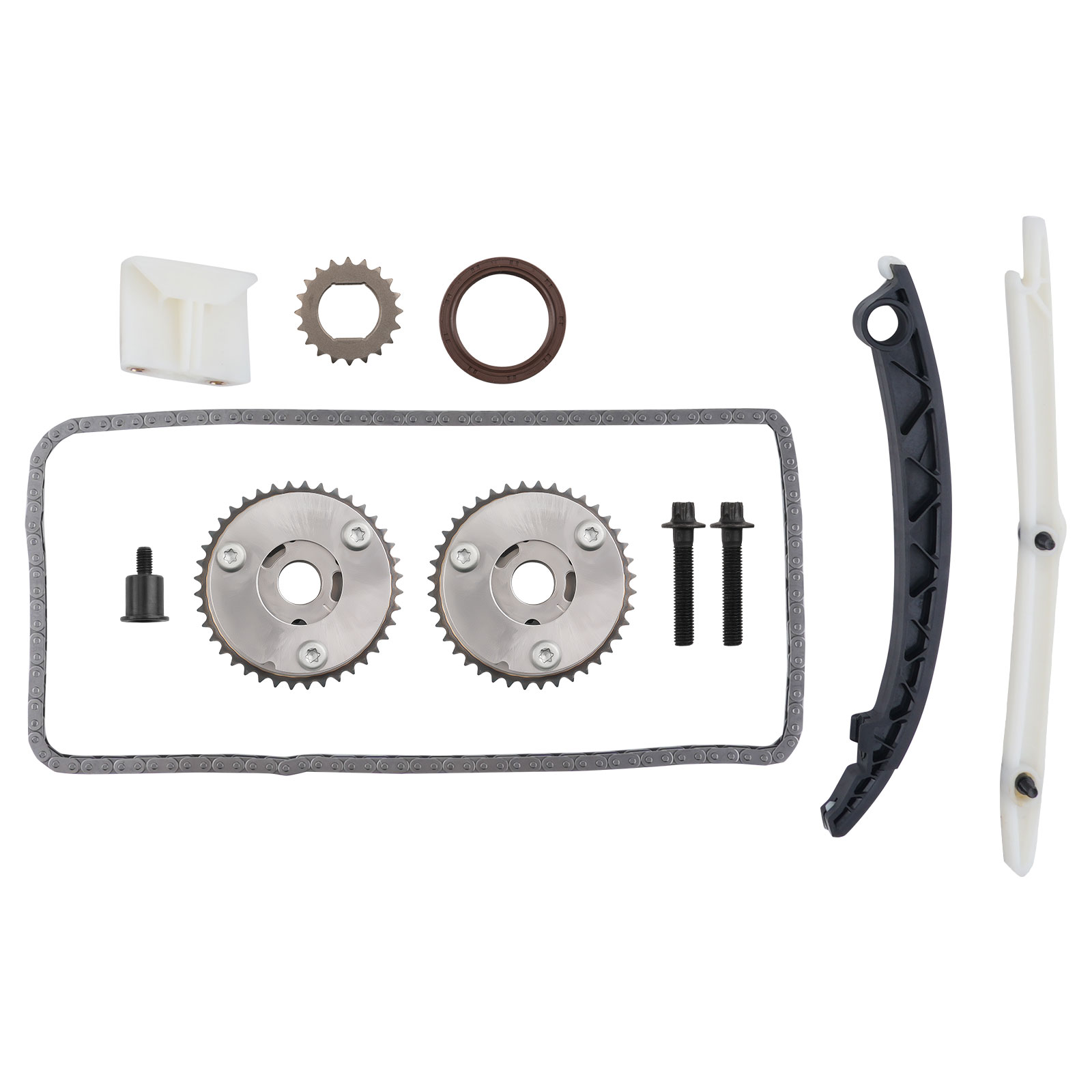 Timing Chain w/ VVT Lifters Camshaft Rebuild Kit For Chevy Cruze Buick 1.4 Turbo