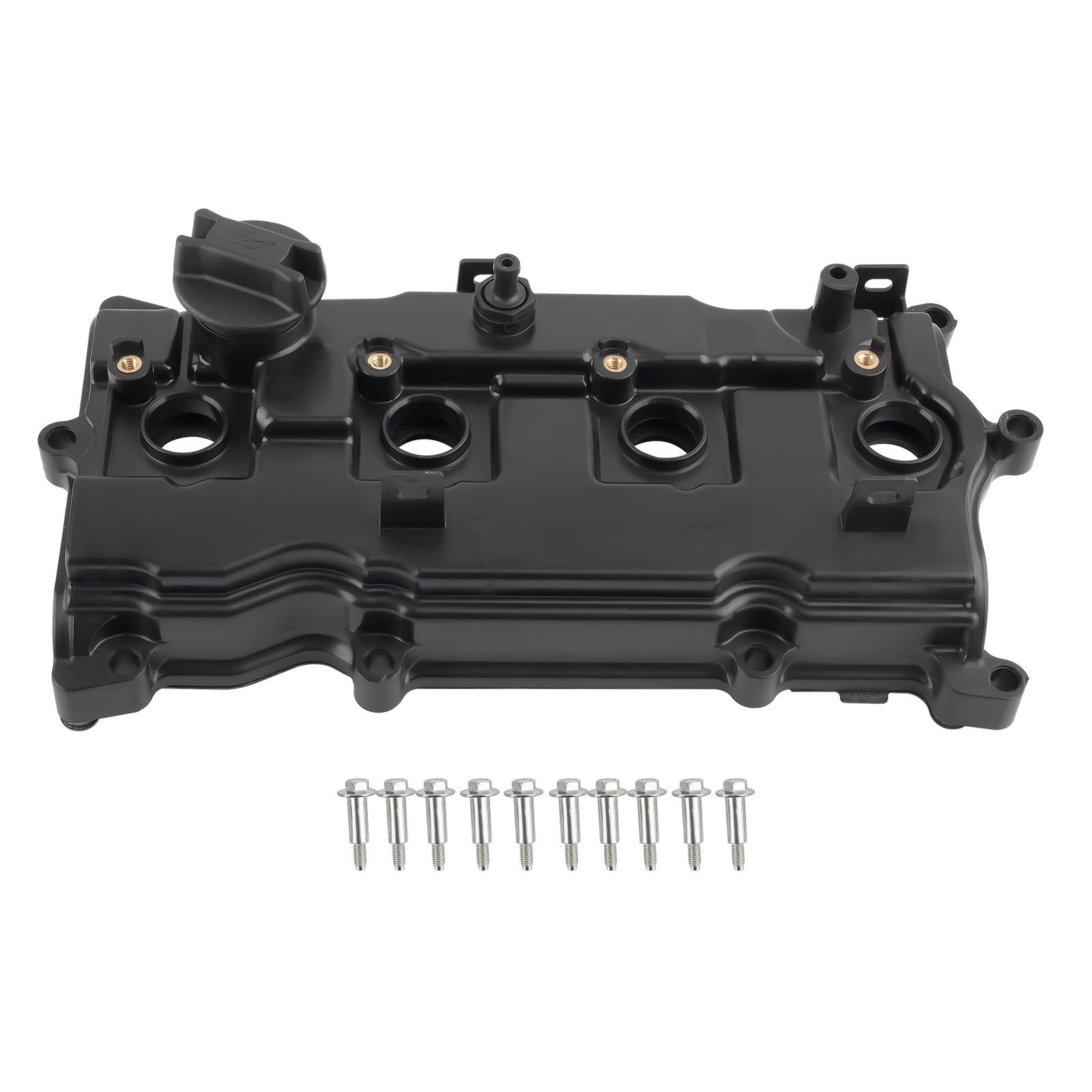 Valve Cover w/ Gasket &Bolt & Oil Cap for Nissan Pathfinder 2014-2017 2.5L