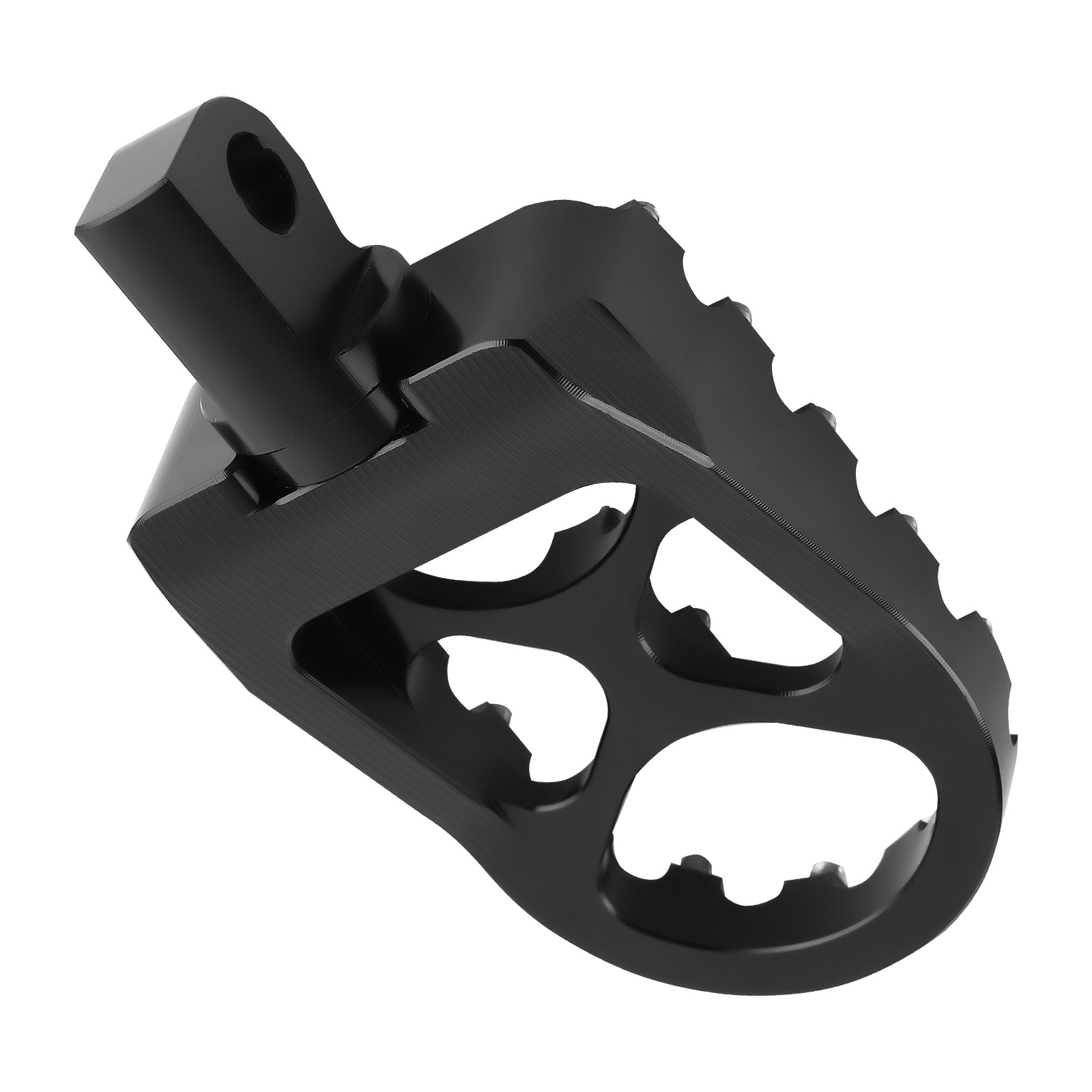 Wide MX Style Foot Pegs CNC 360° Roating  For Harley Dyna Sportster Fatboy