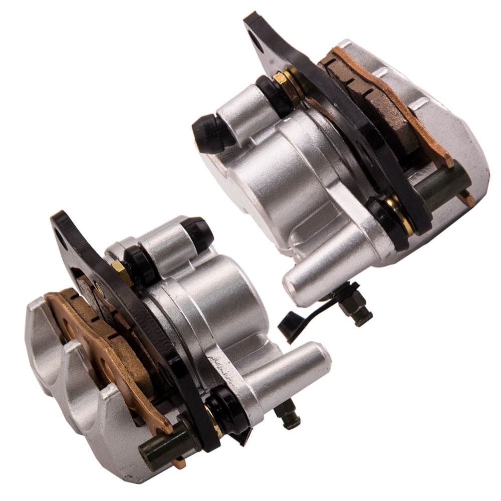 2x Front Left and Right Brake Caliper With Pads For Yamaha UTV RHINO