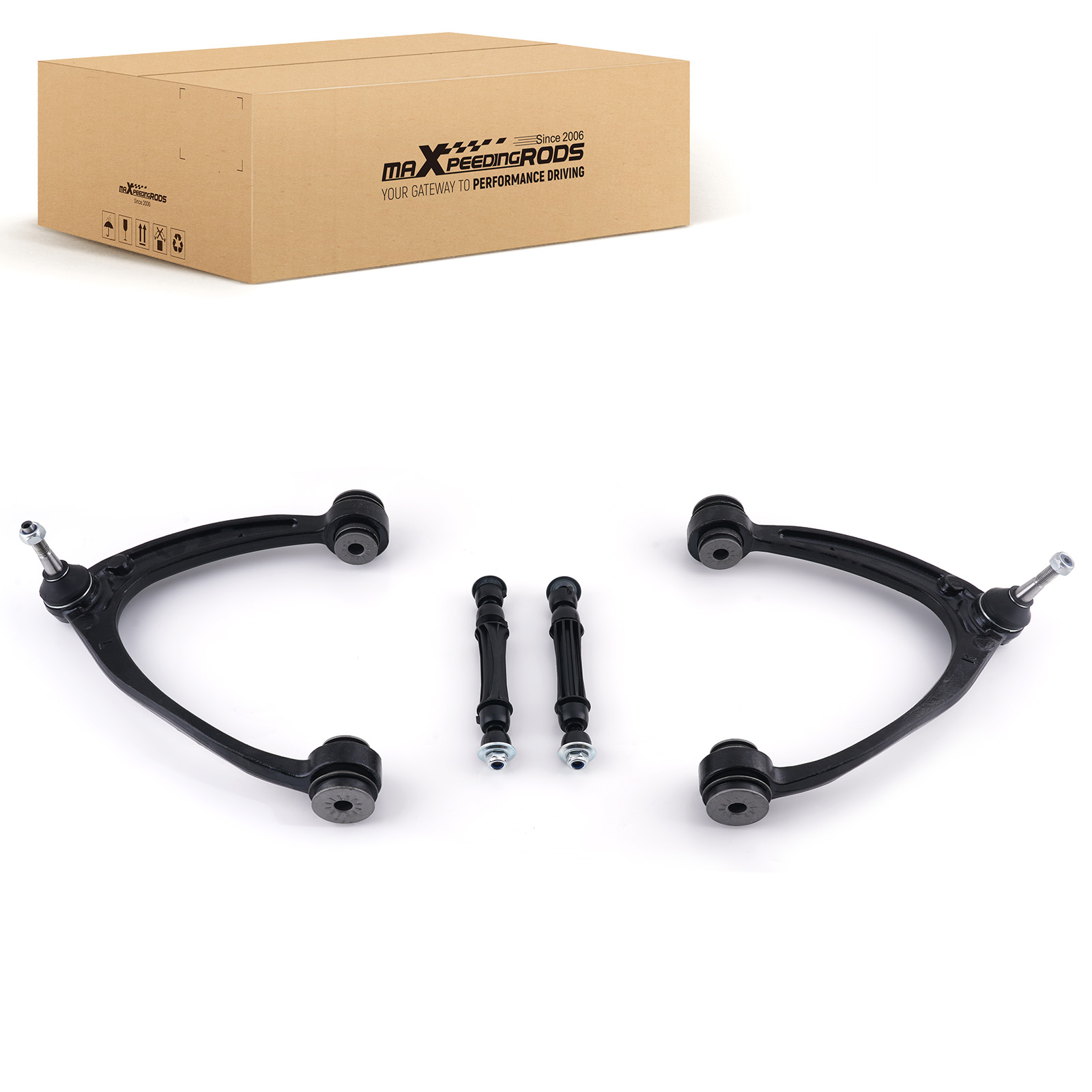 Front Upper Control Arms Sway Bar for 2007-14 Chevy Silverado 1500 Escalade EXT