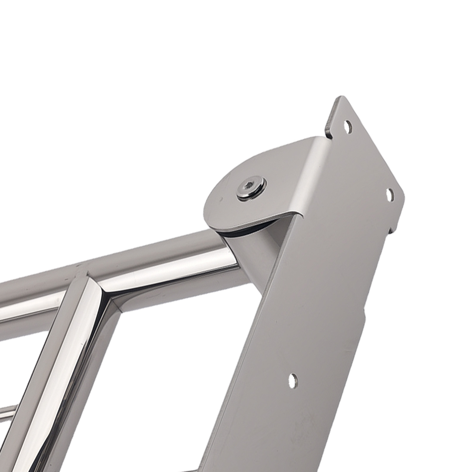 Stainless Steel Flip‑Up Bathroom Toilet Grab Bar Safety Rail for Handicap Users