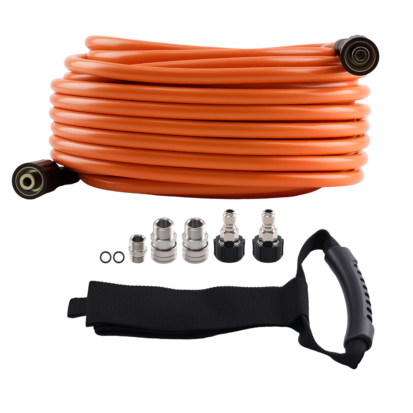100FT Pressure Washer Hose 5800PSI With M22-14mm to 3/8