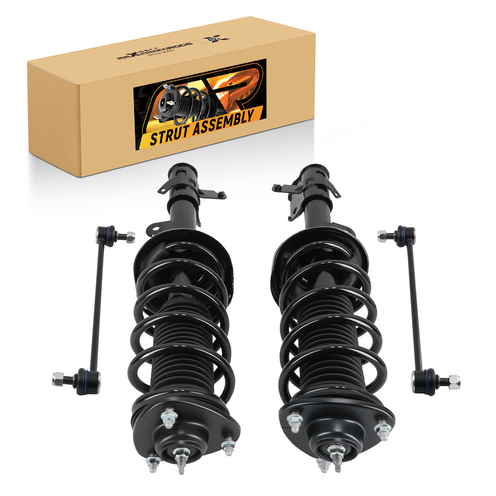 Front Sway Bar Links Shock Struts w/ Coil Spring for 2008-10 Honda Odyssey 3.5L