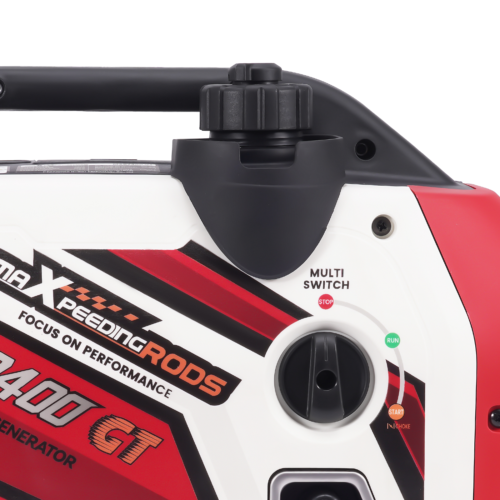 Portable Generator with CO Protection 2400W  Quiet 15kg for Camping Emergency