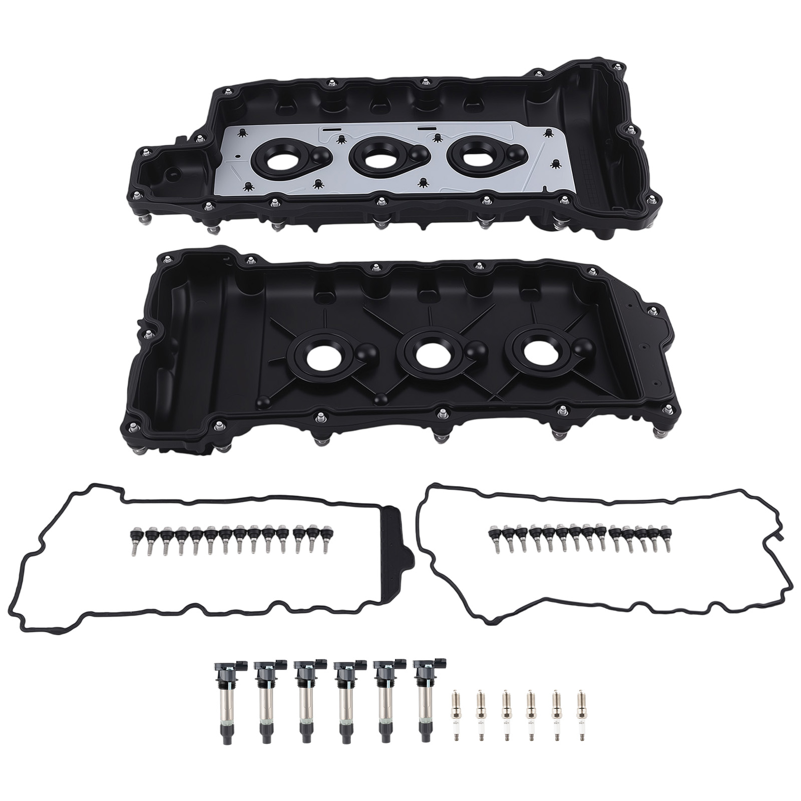 Engine Valve Cover+Ignition Coil for GMC Acadia Canyon 3.6L 10-16 12591201